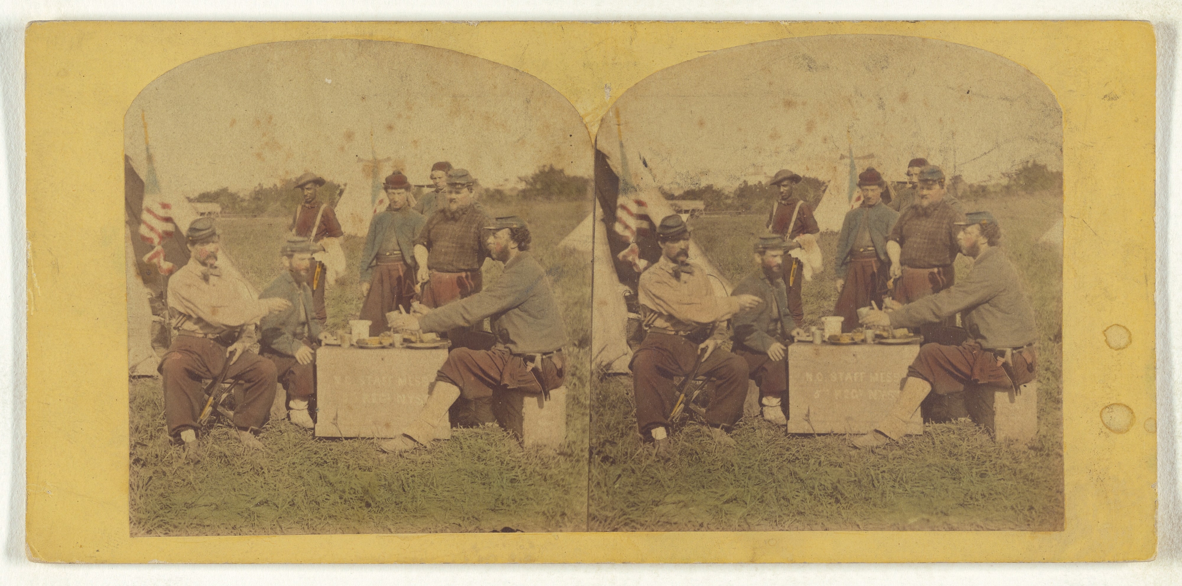Camp scene - Fortress Monroe