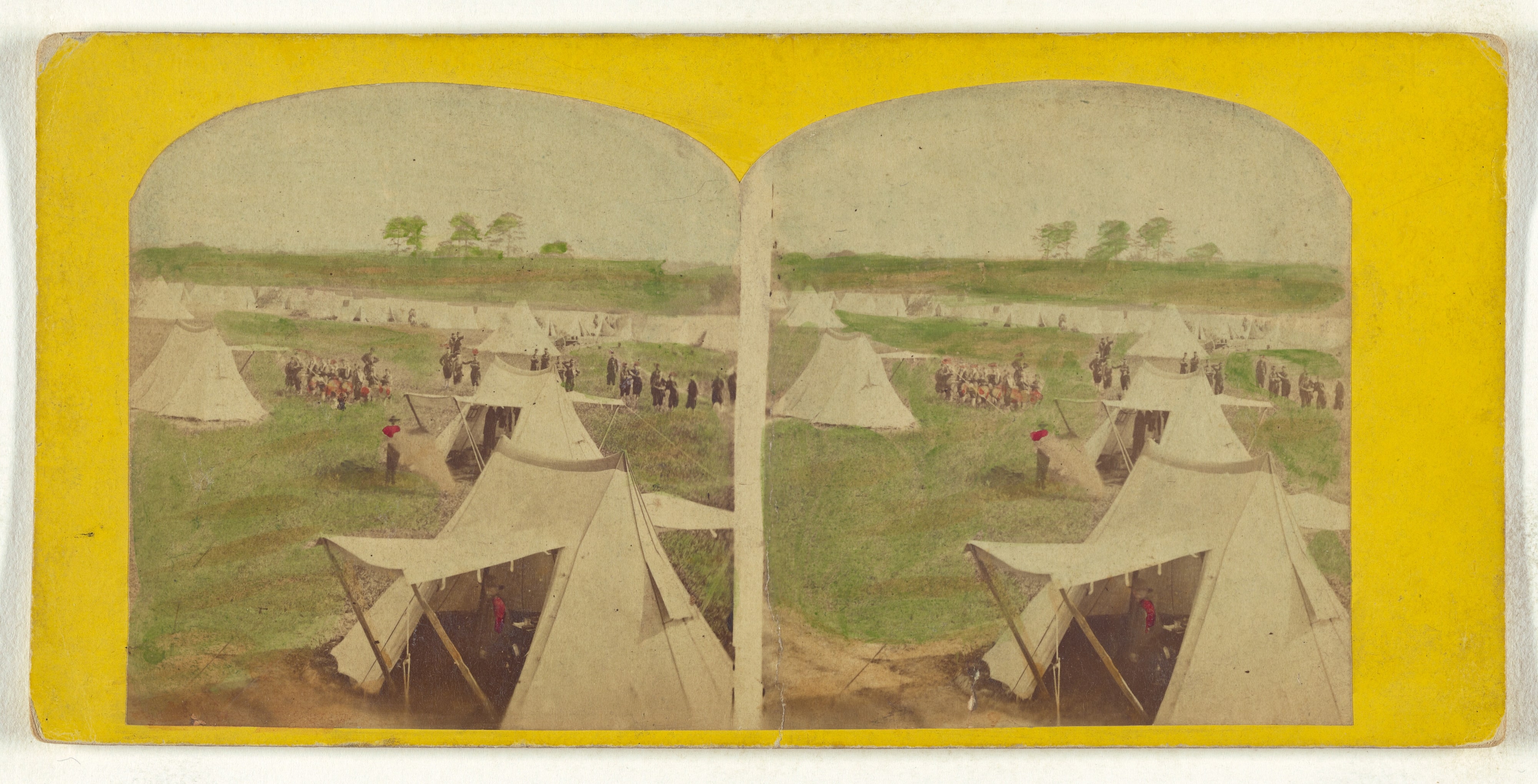 Camp Hamilton near Fortress Monroe, Virginia