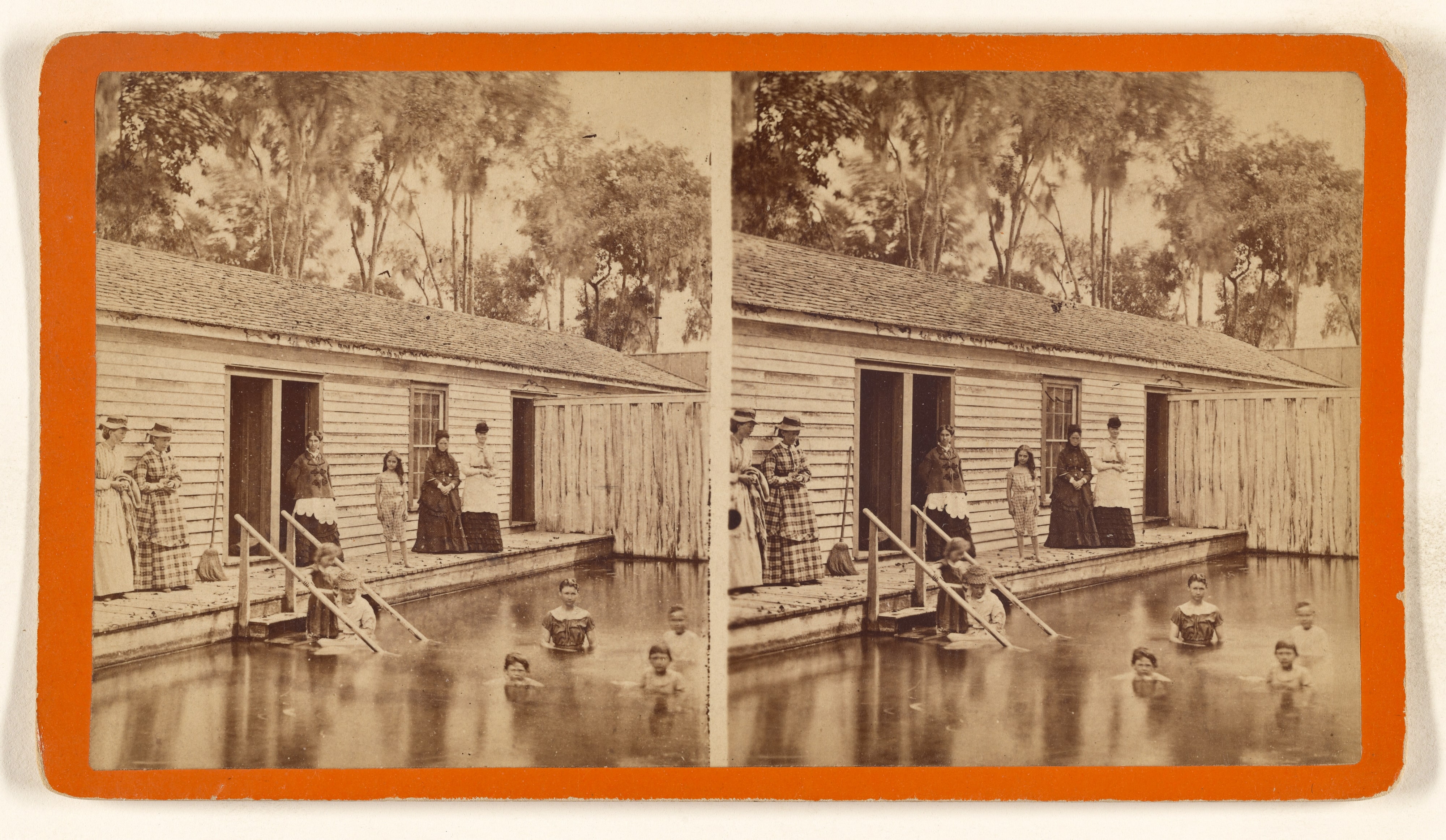 Young Ladies in the Bath, at Green Cove Springs, on the St. John's River, Fla.