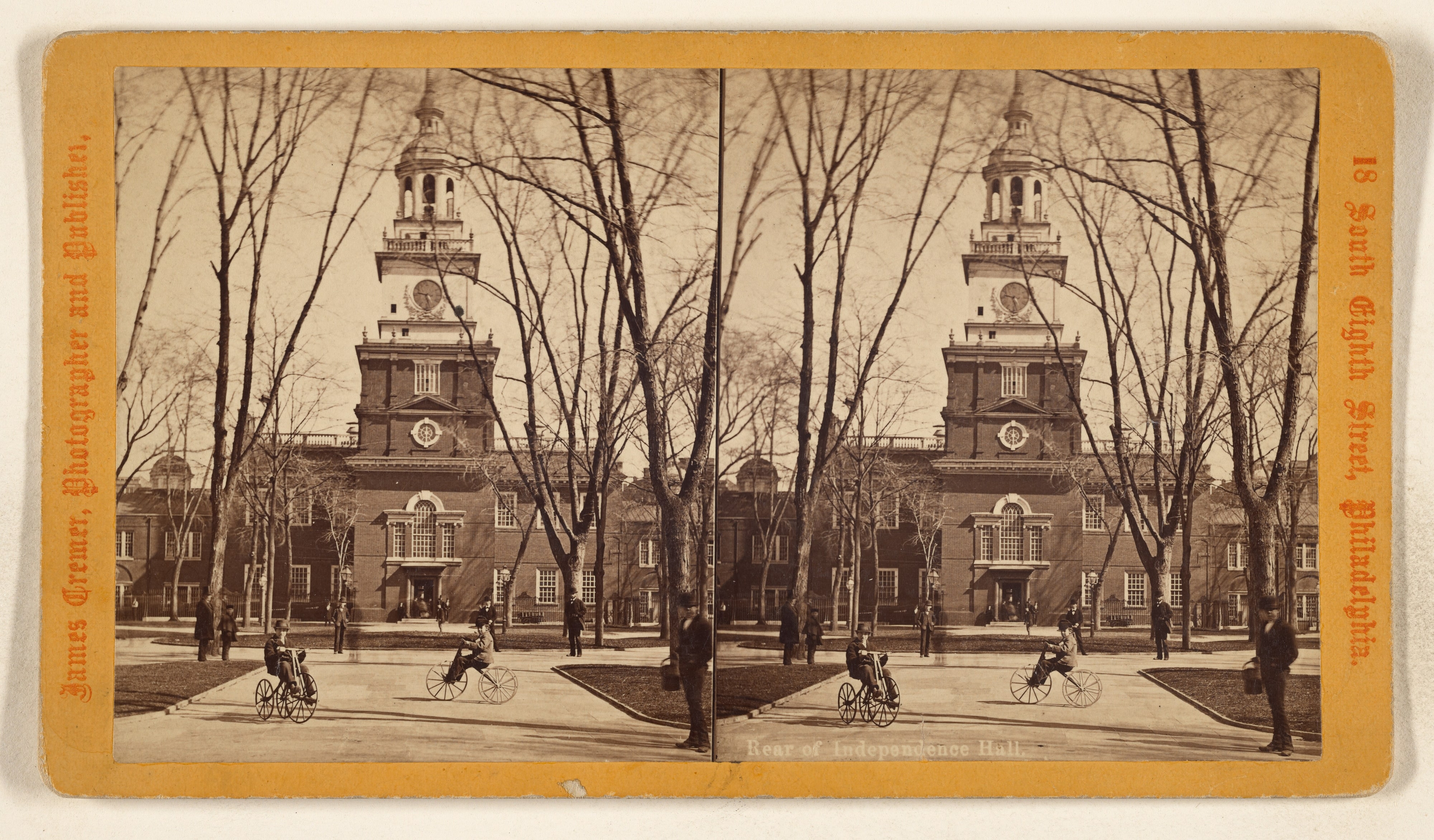 Rear of Independence Hall.