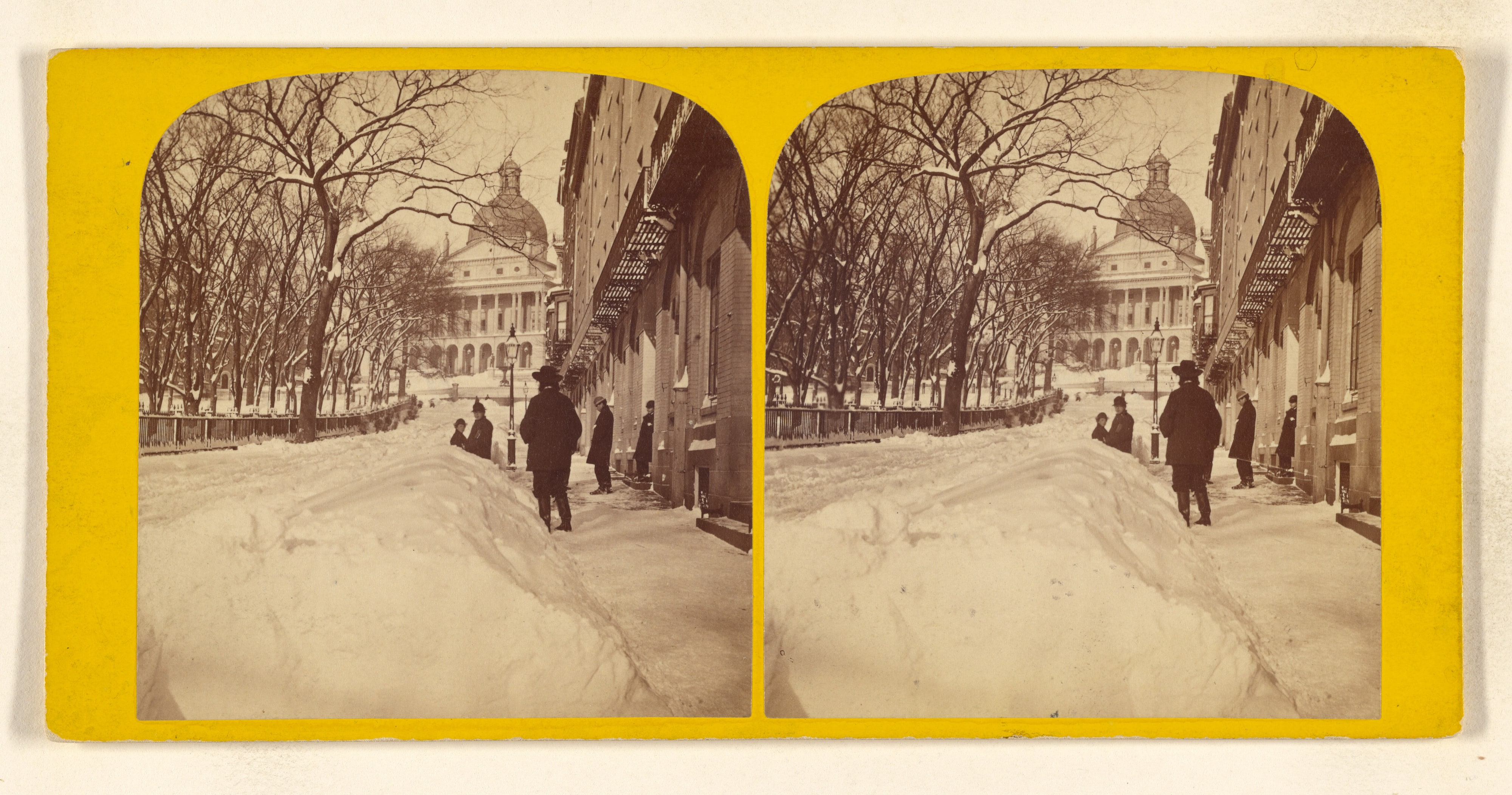 Winter Scene in Park Street. [Boston, Mass.]