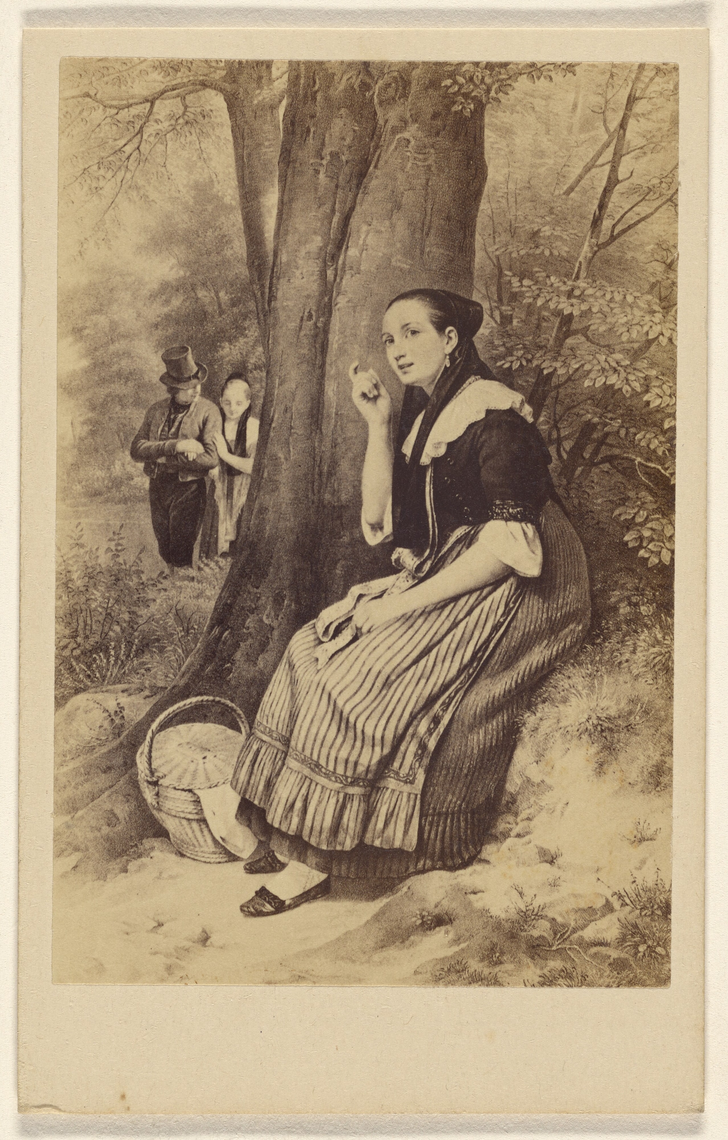 The Listener. [by] Meyerheim.