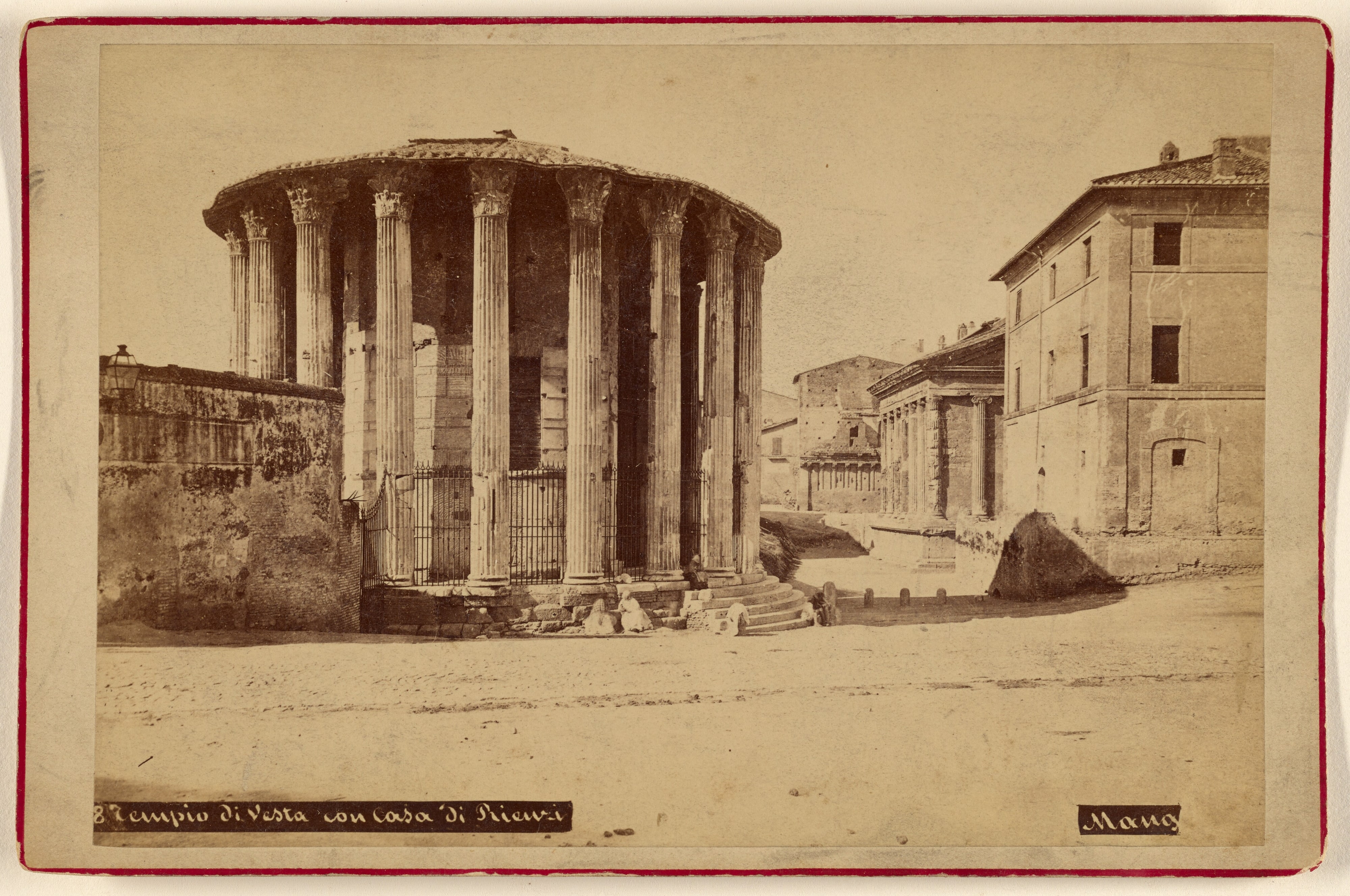Tempio di Vesta con Casa di Riewi(?)