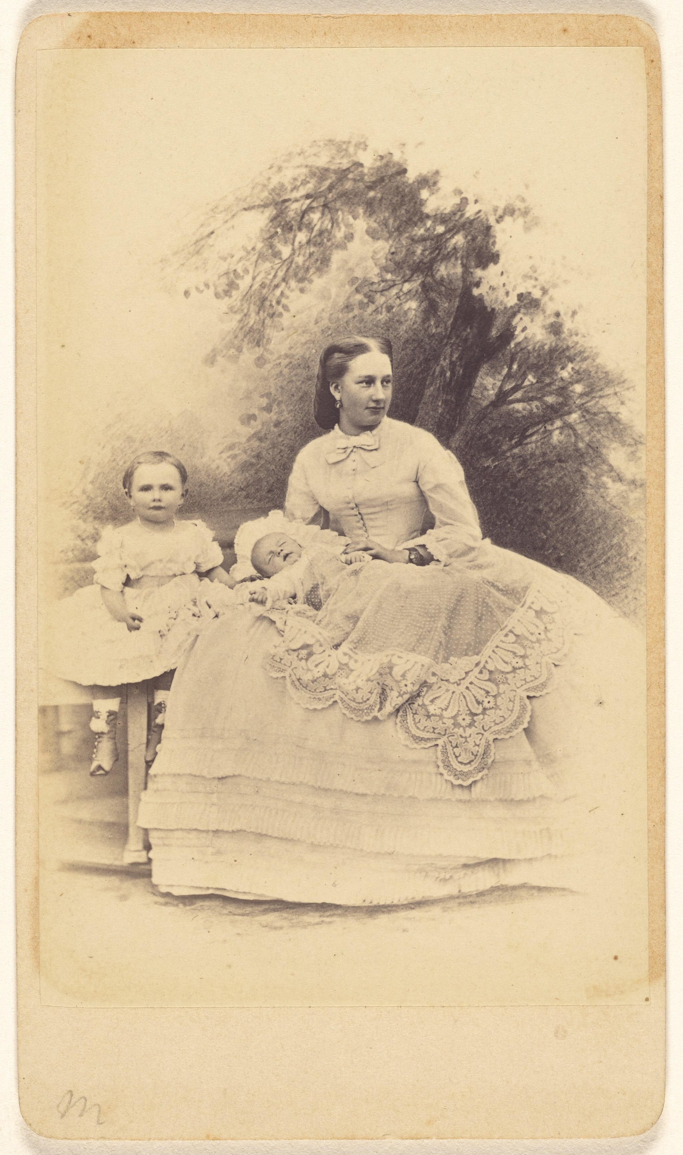 [Princess George/Princess Clementine & children. Saxony.]