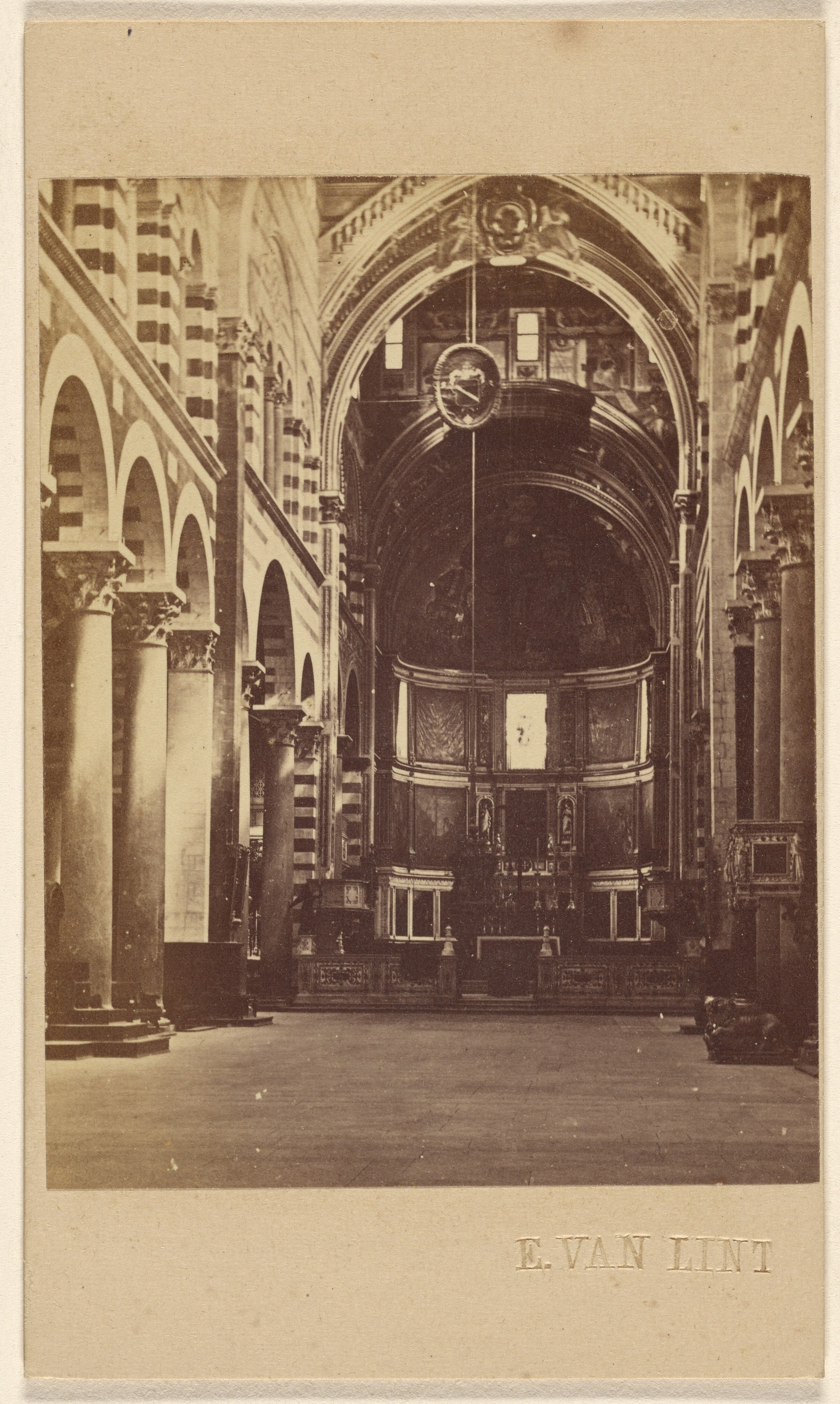Interior of the Cathedral - In Pisa -