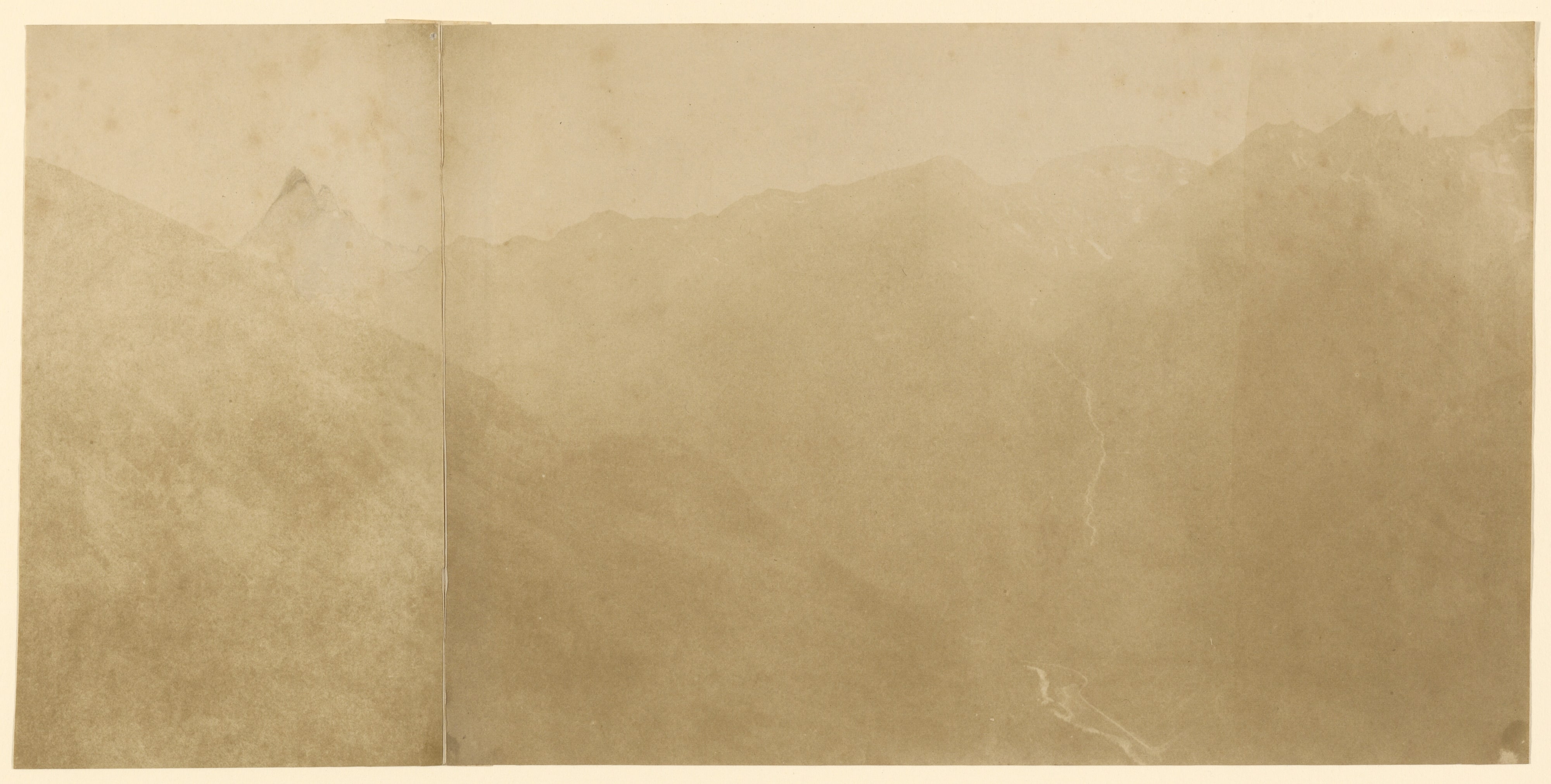 Les Eaux Chaudes.  Ref. to Herschel Drawing #422.