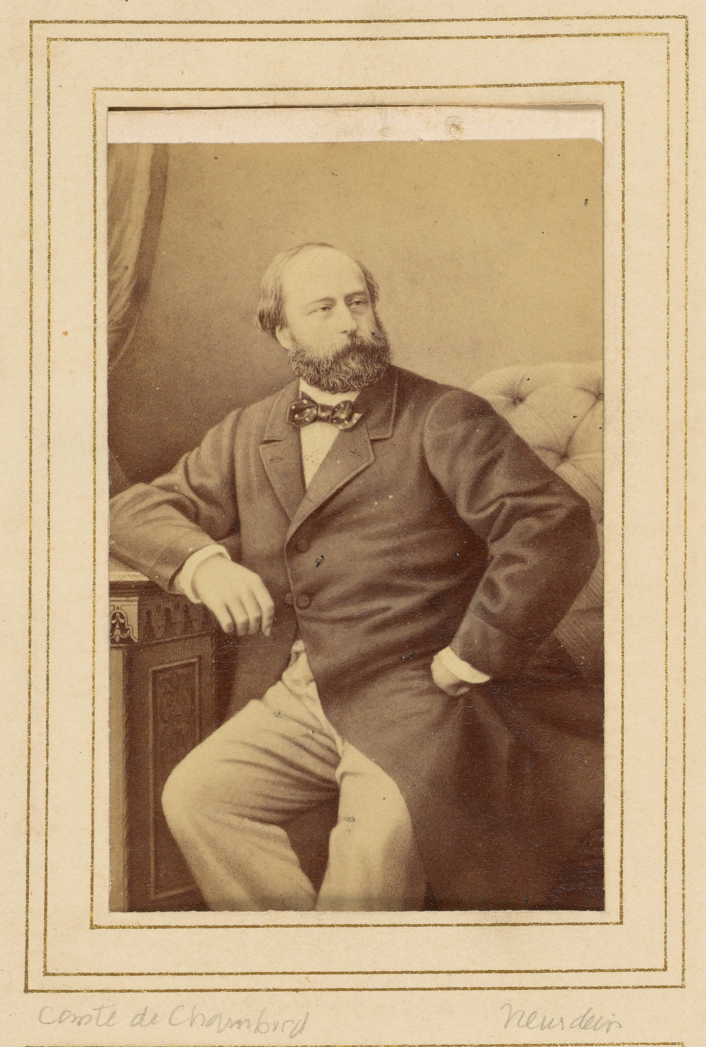 Comte de Chambord [Henri Charles Ferdinand Marie Dieudonne, d'Artois, Duc de Bordeaux, 1820 - 1883]