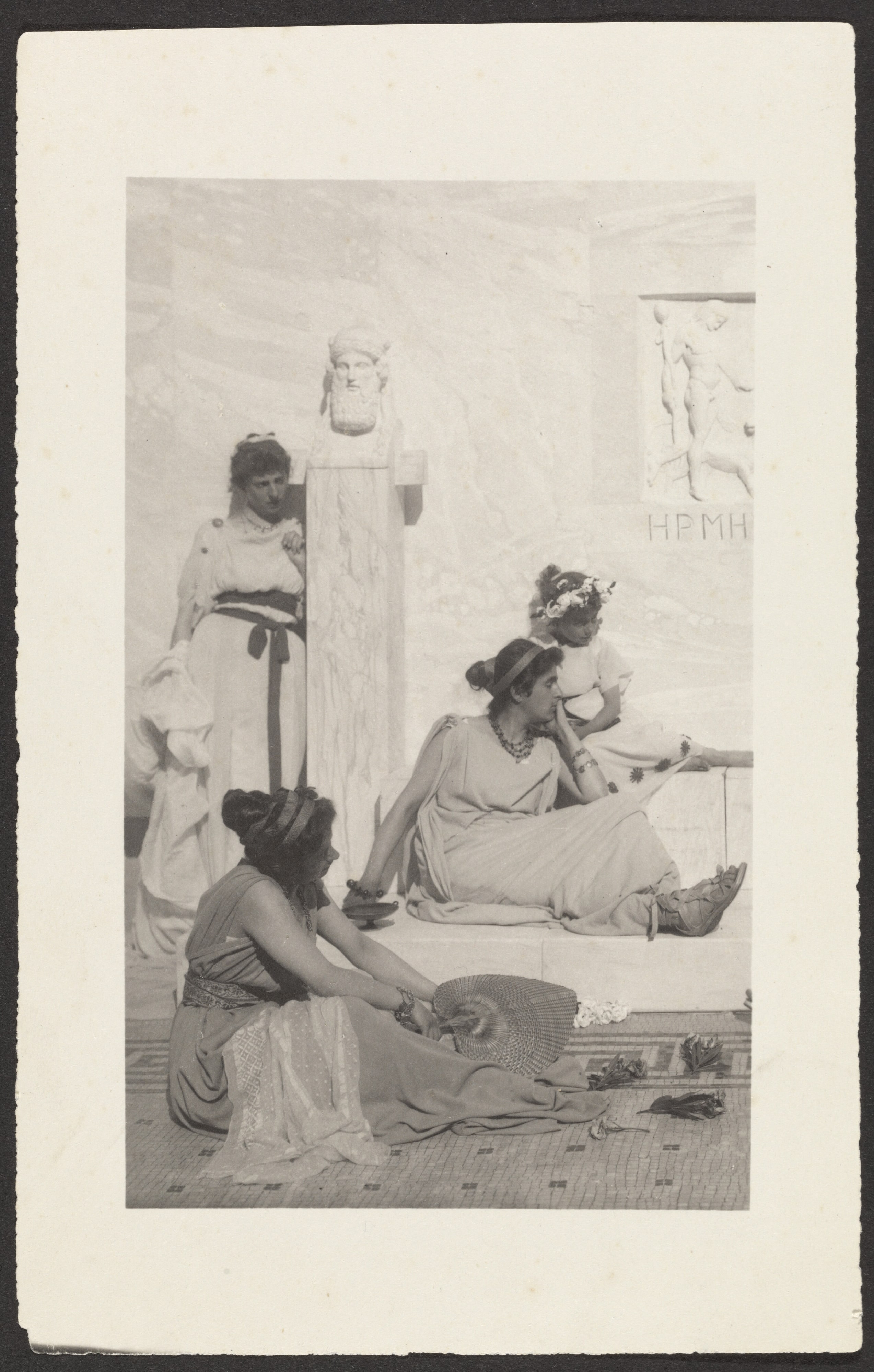 [Four Figures in Classical Ancient Roman Costumes]