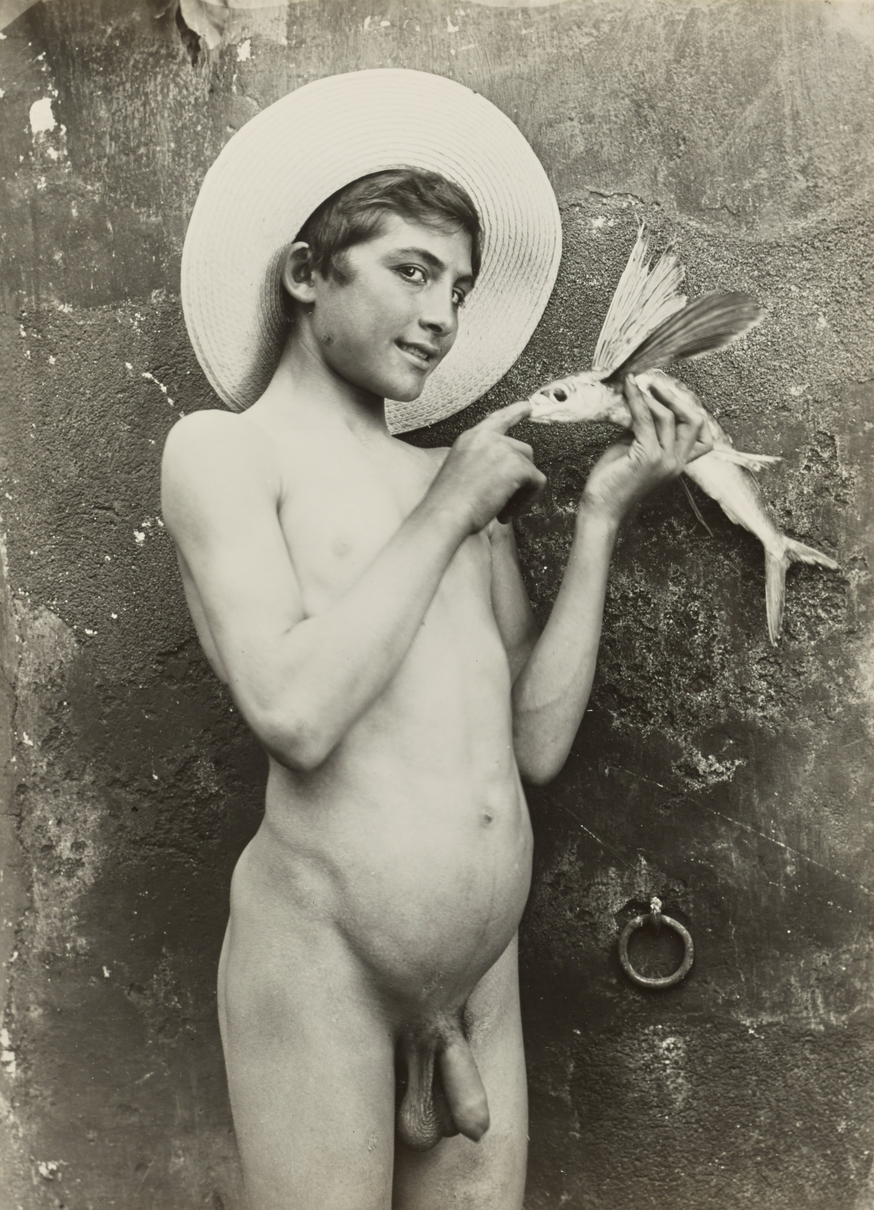 [Boy with fish]