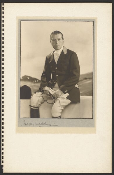 [Portrait of a man in a riding habit]