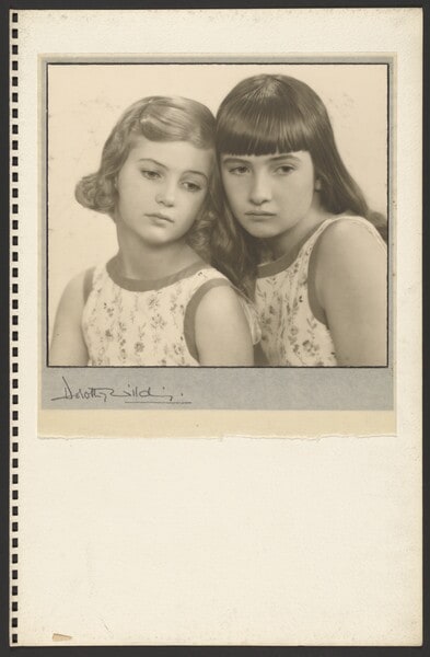 [Two young girls]