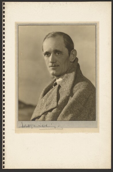 [Portrait of man with mustache]
