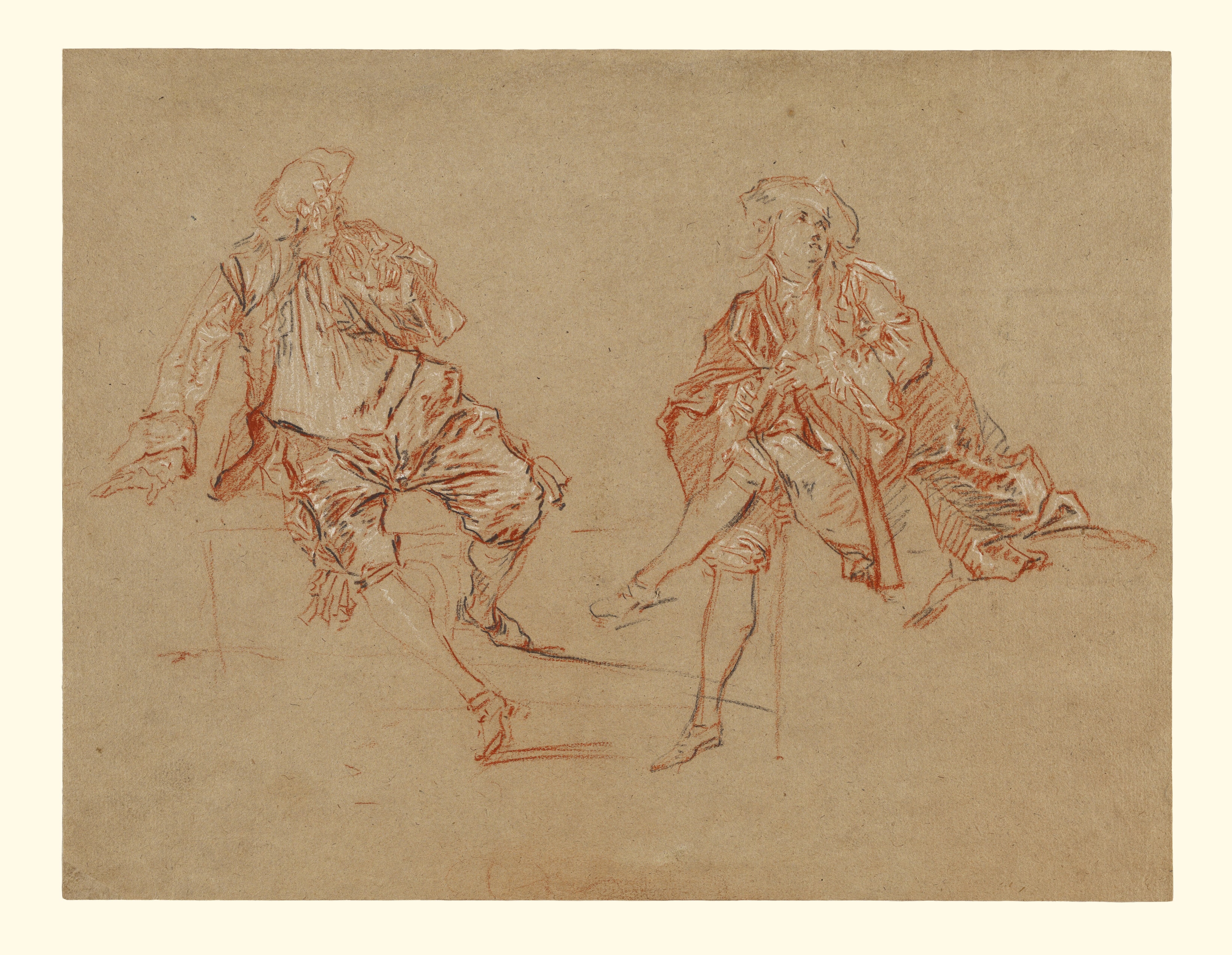 Two Seated Men