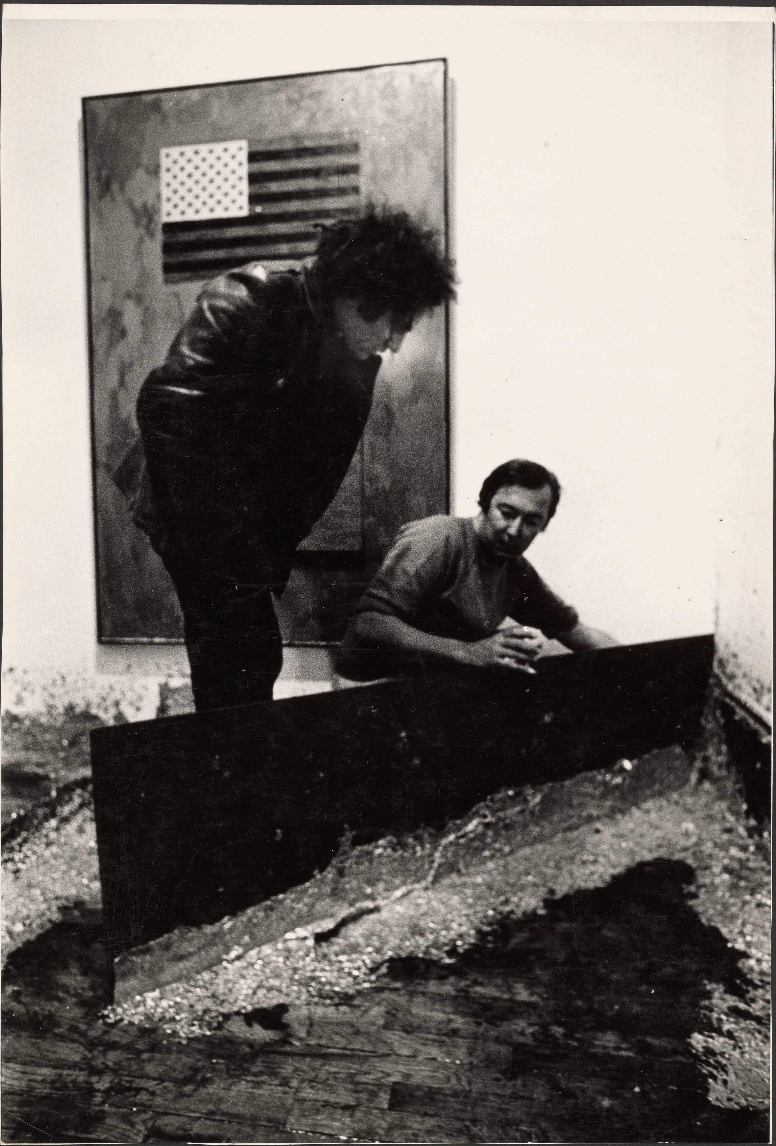 Richard Serra and Jasper Johns