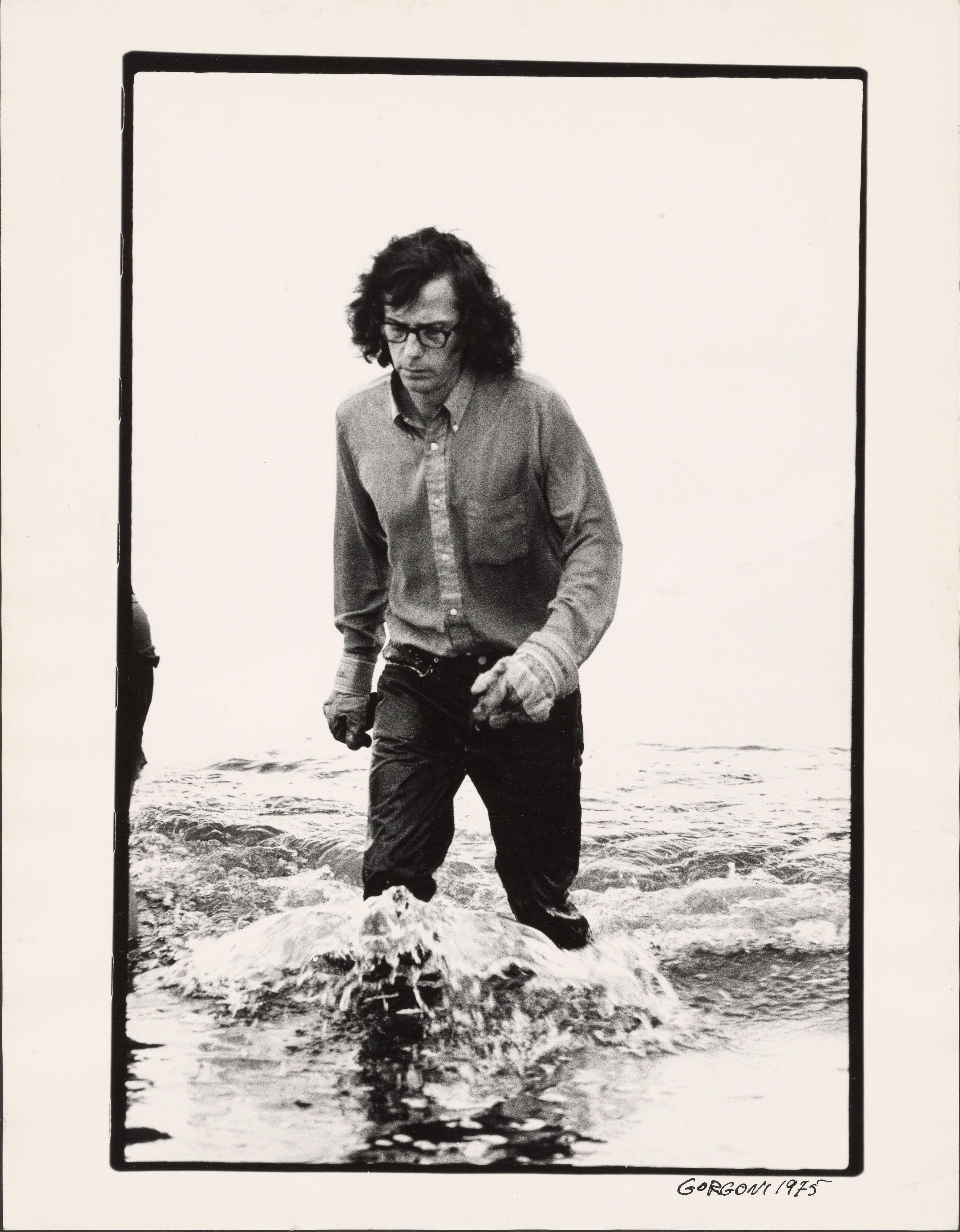 Christo walking on water, Newport, Rhode Island