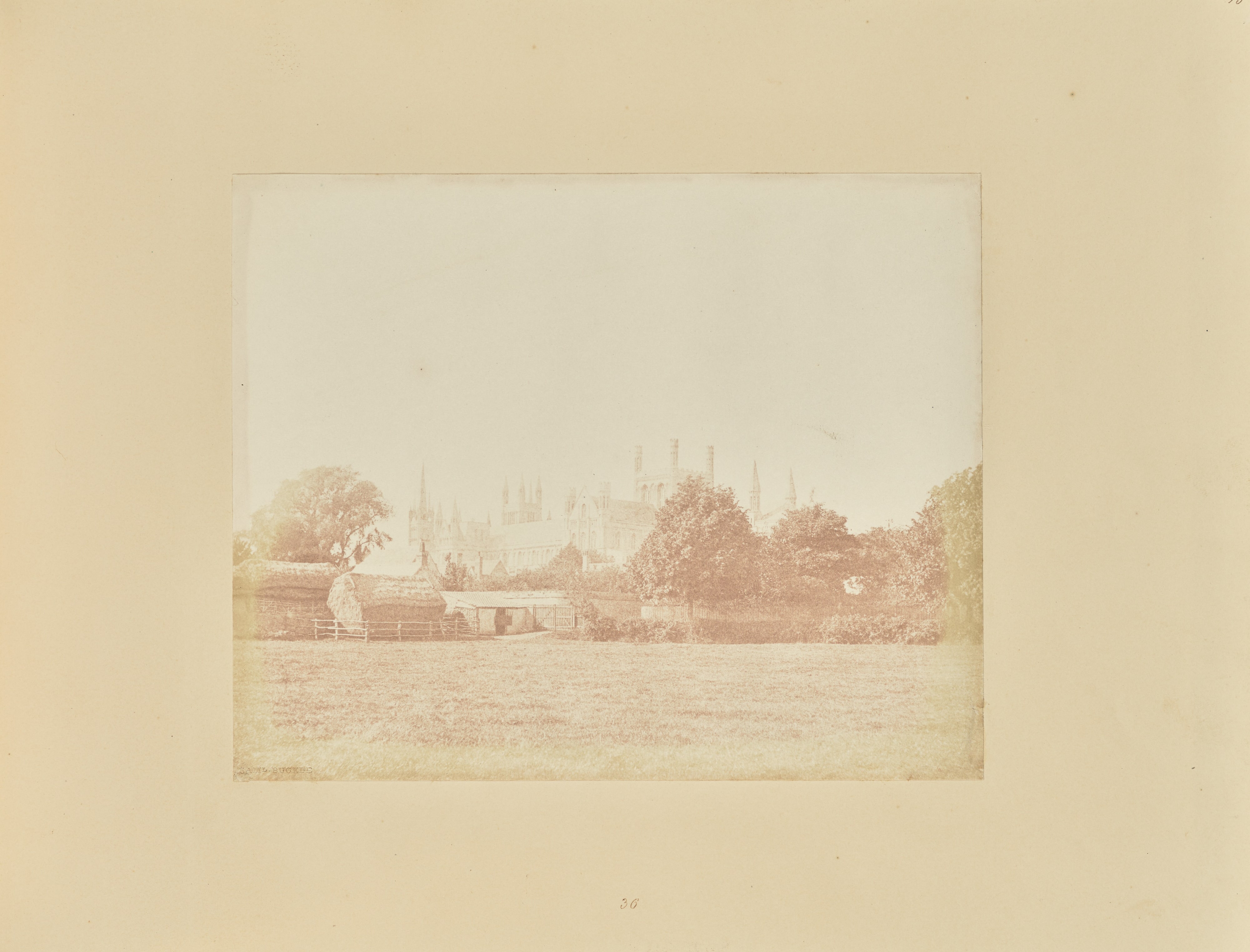 Cathedral, Peterborough, from South-East