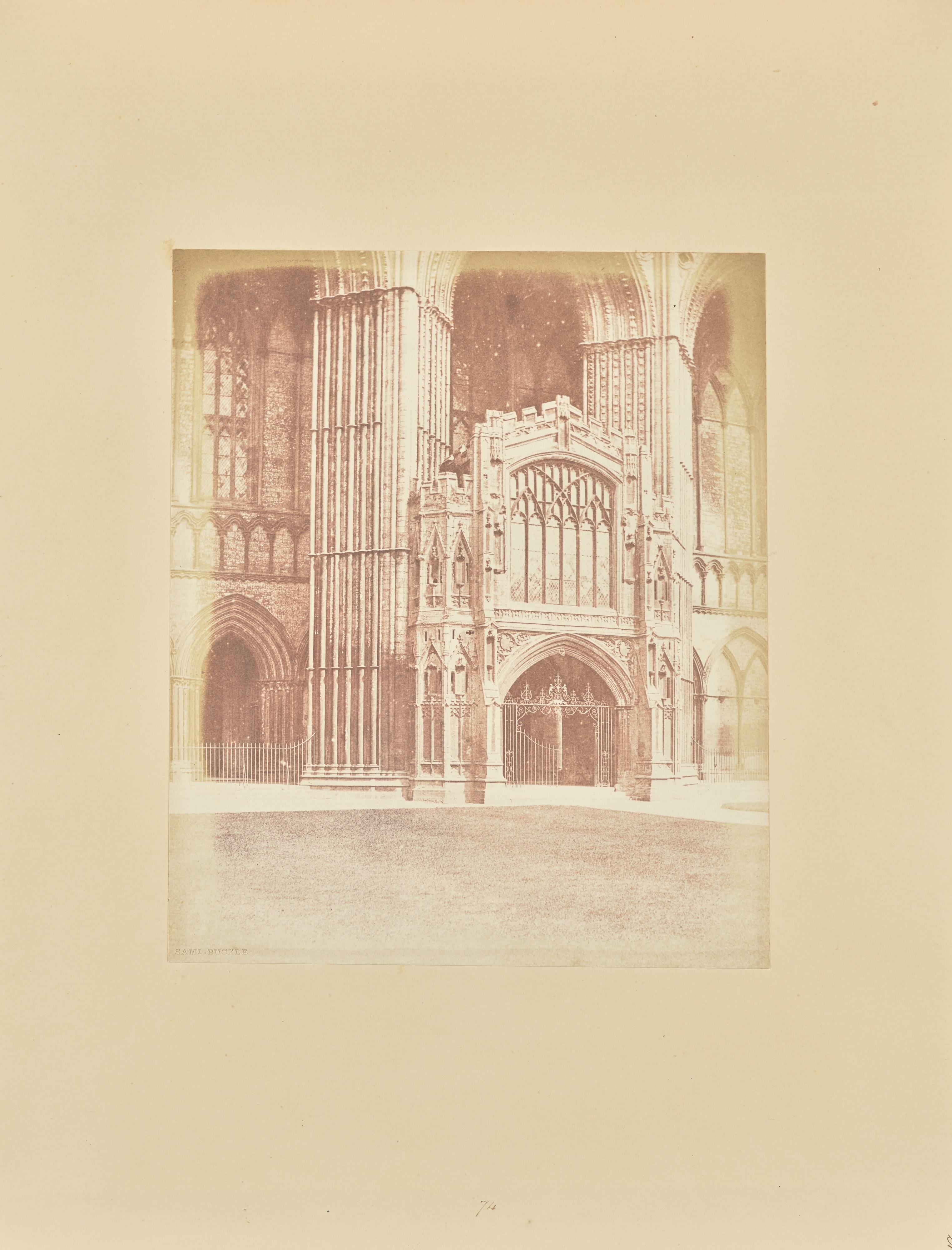 Porch of Cathedral, Peterborough
