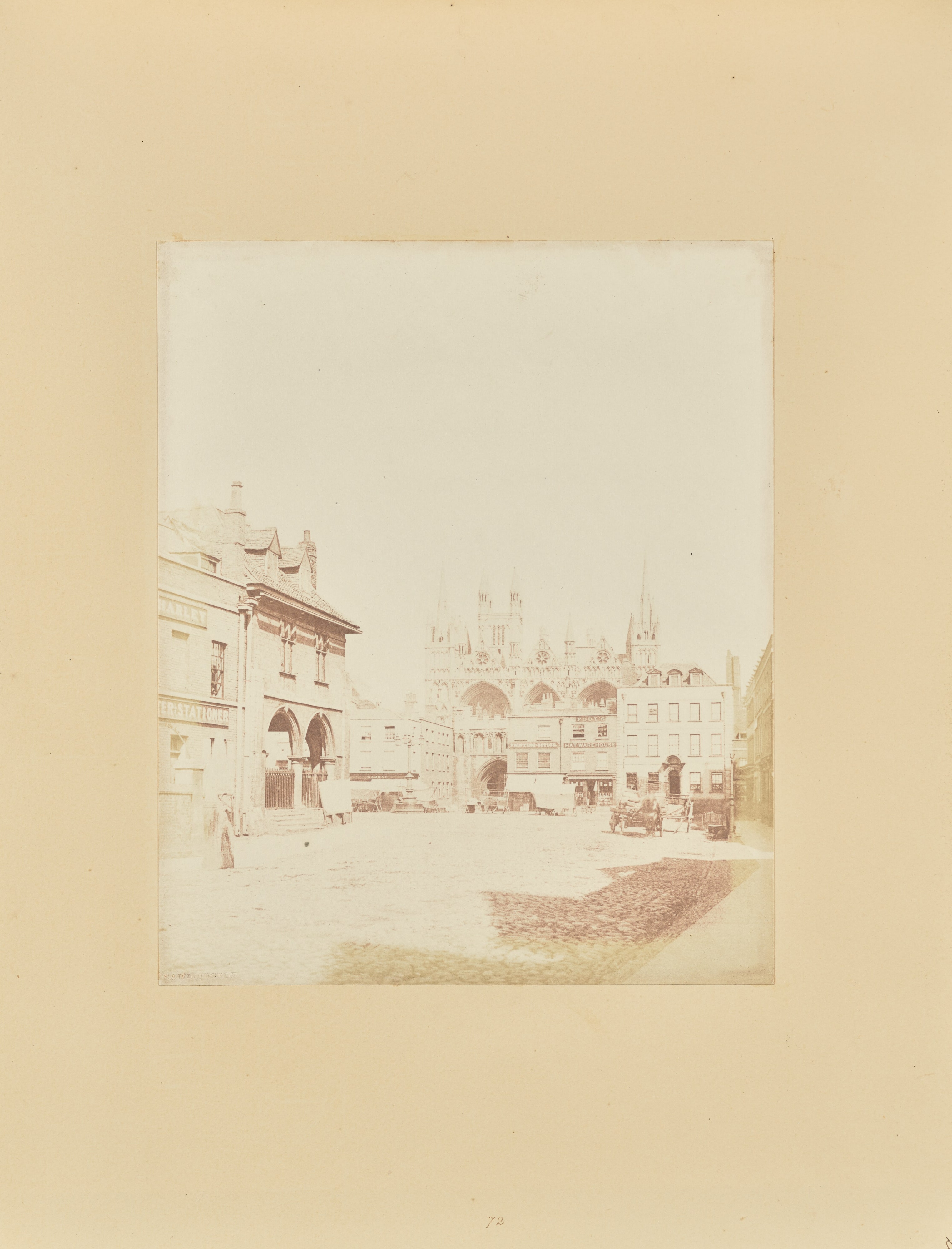 Market Place and Cathedral, Peterborough