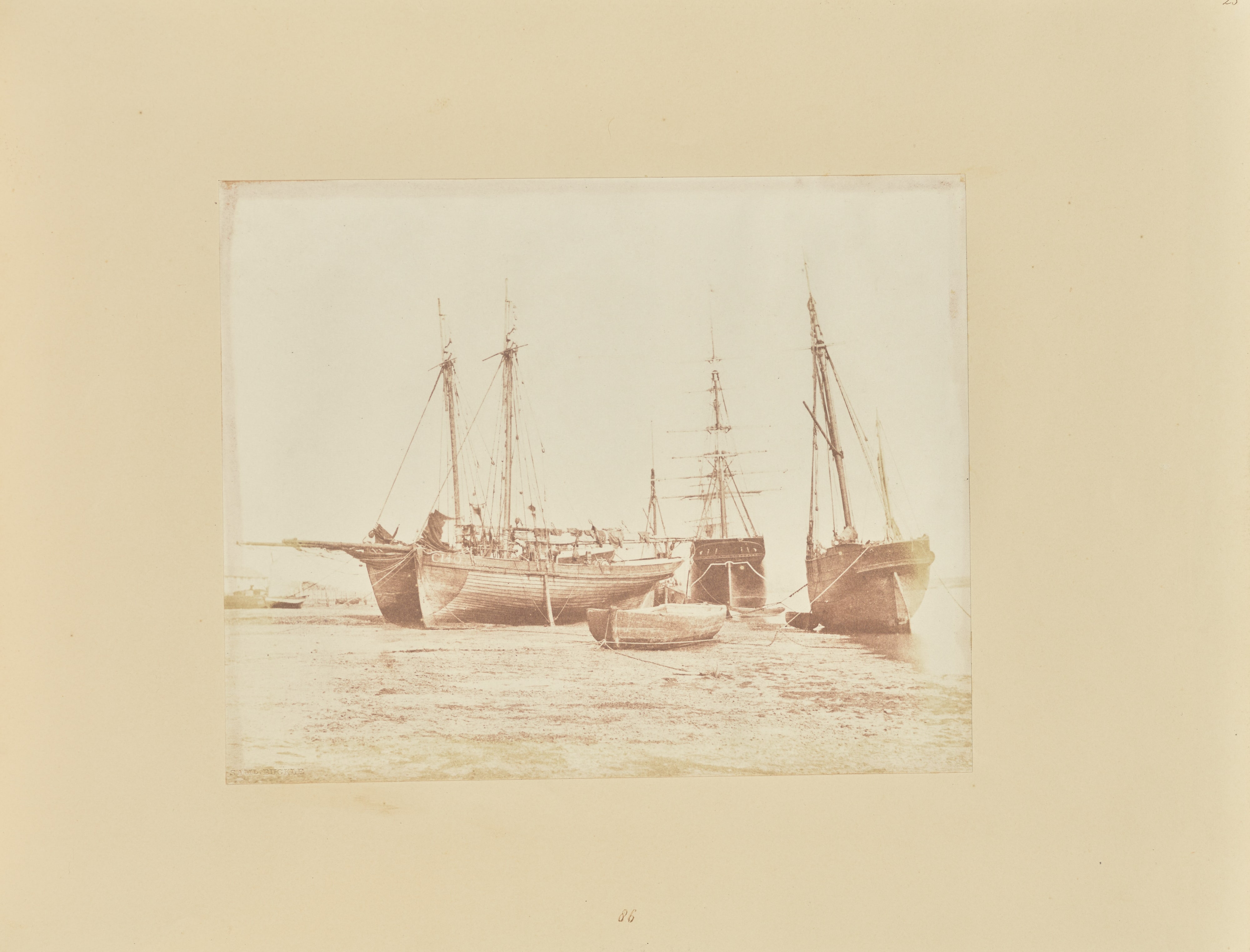 Smacks and Vessels on the Beach, Shoreham