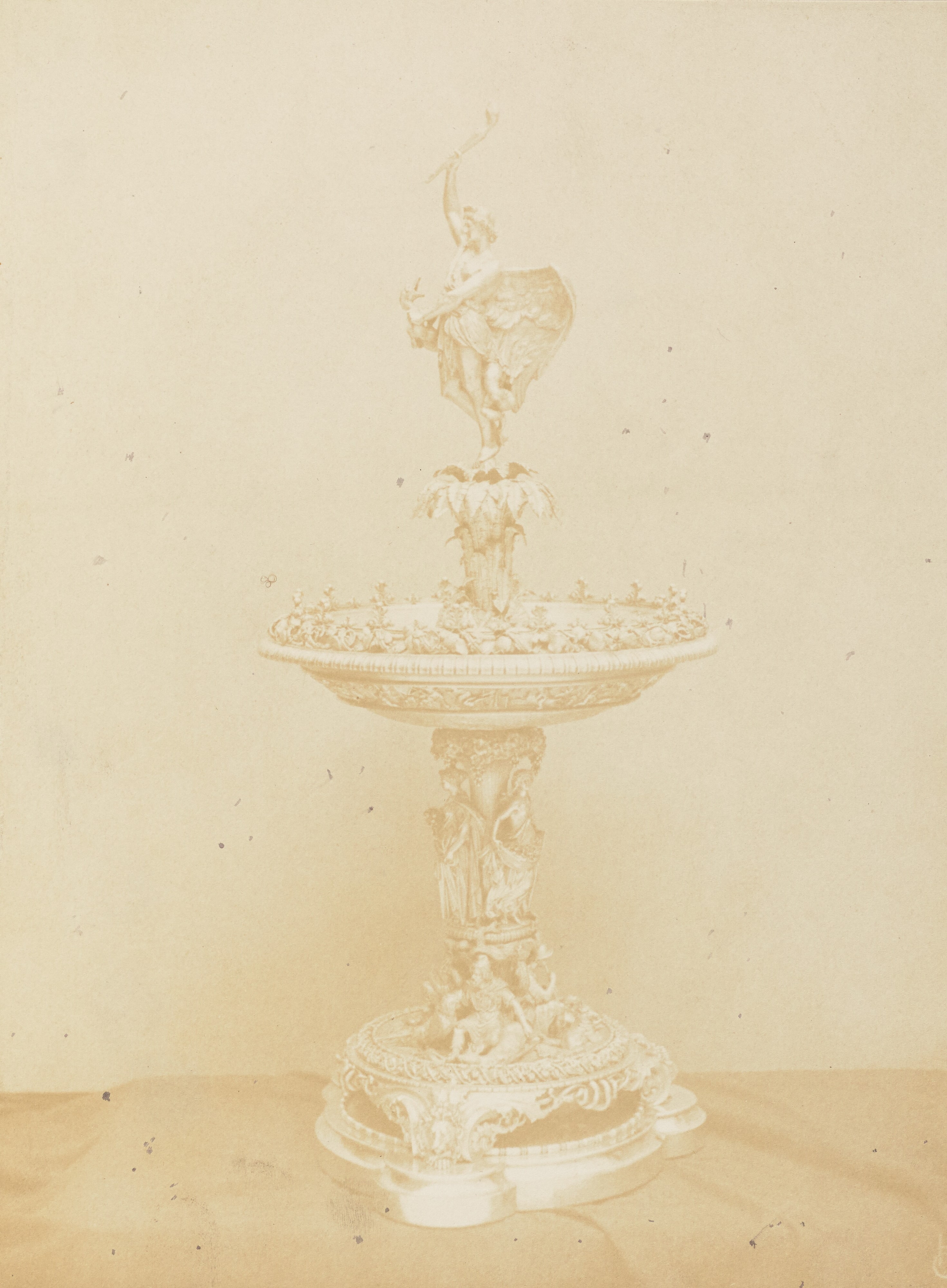 Large Centre-Piece in Silver
