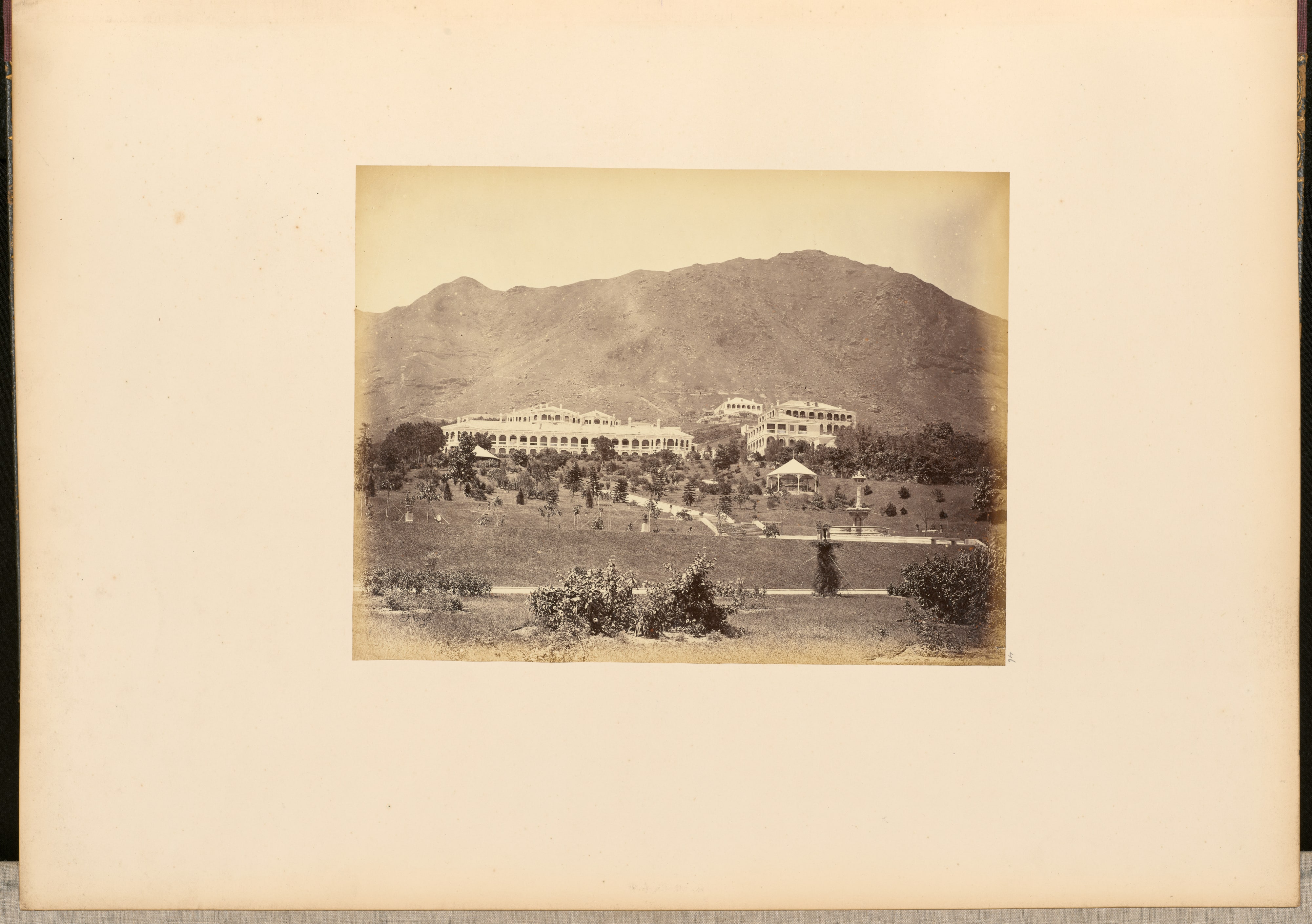 [Botanical Garden, looking southward, Hong Kong]