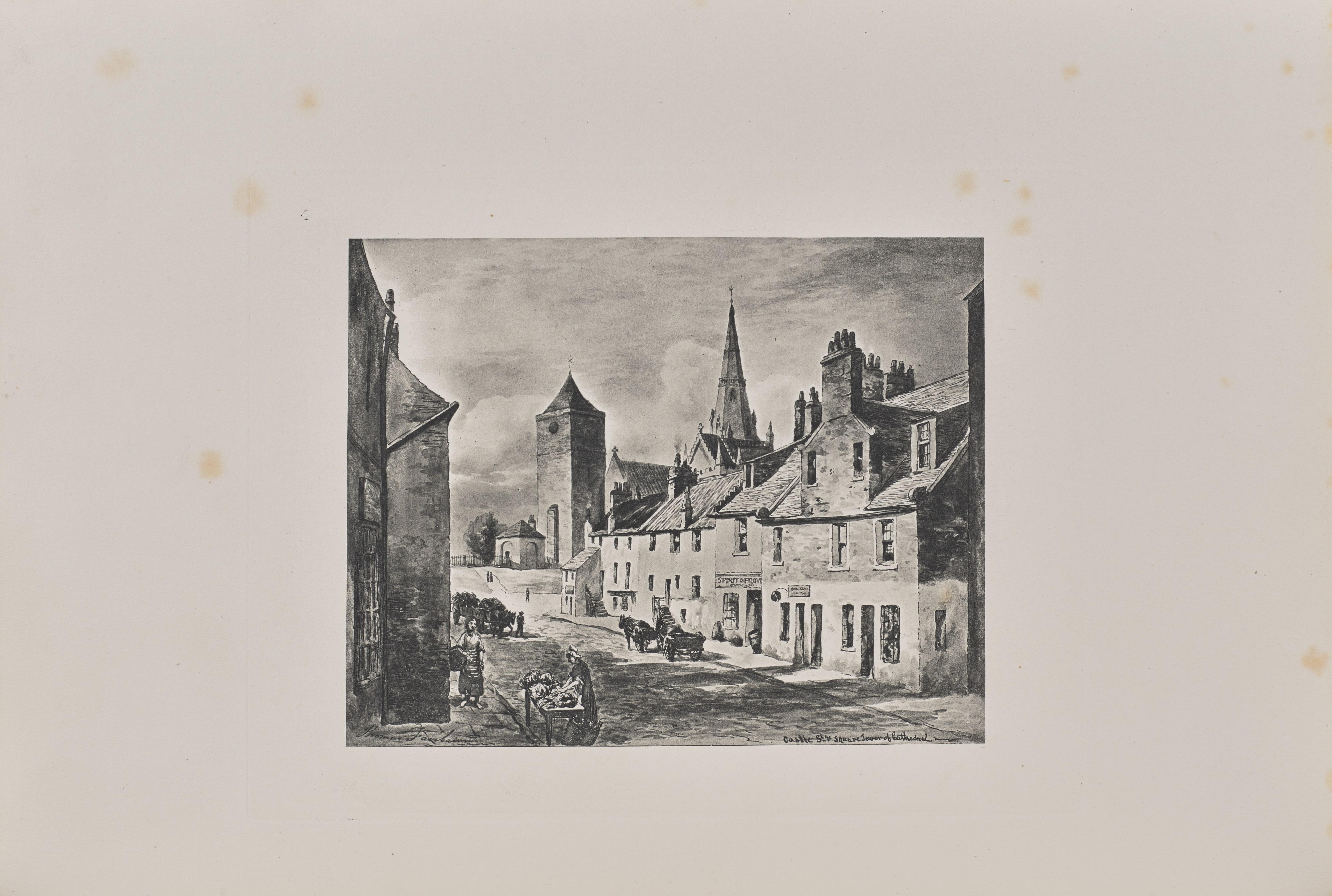 Castle Street and Square Tower of Cathedral