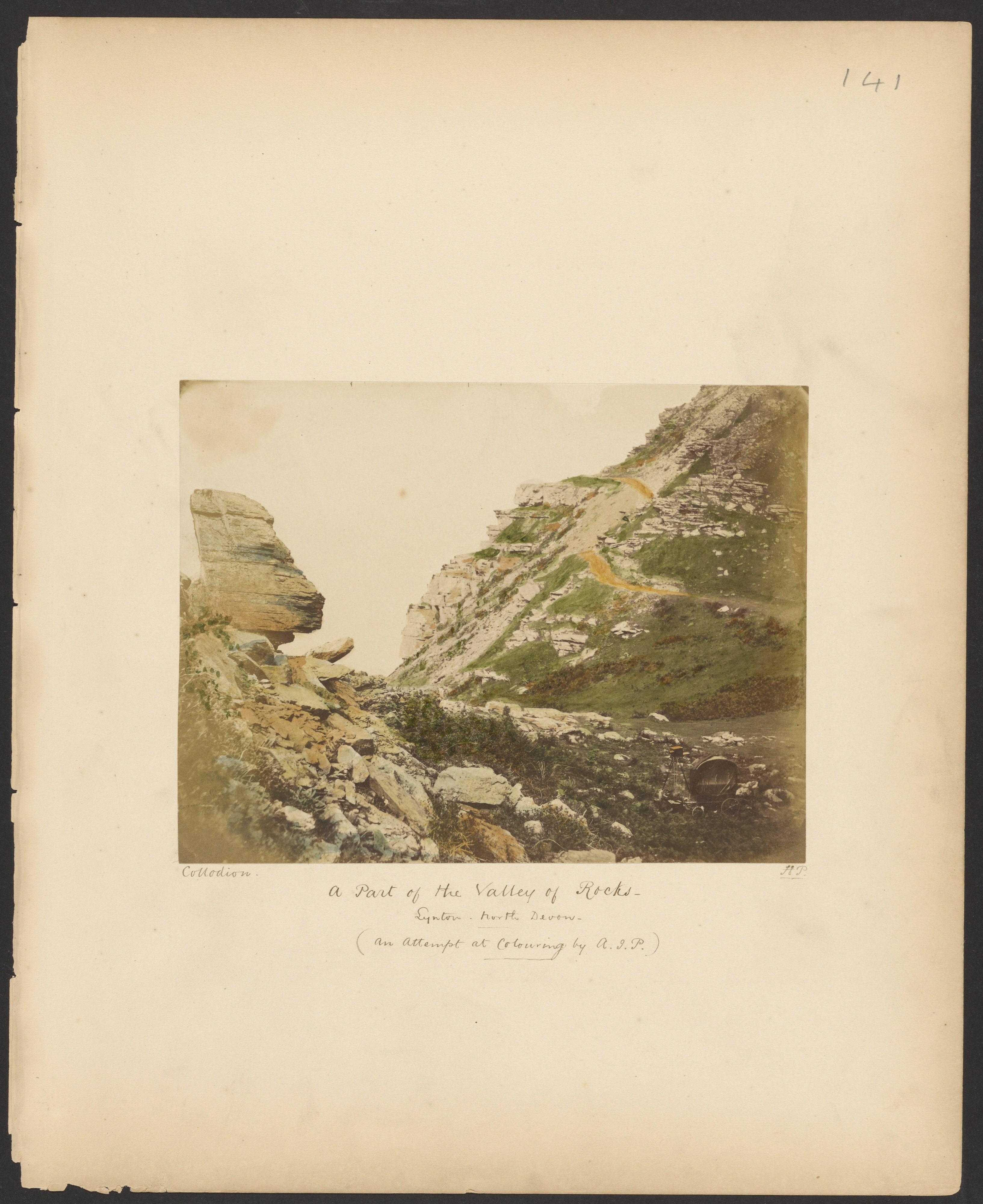 A Part of the Valley of Rocks, Lynton, North Devon