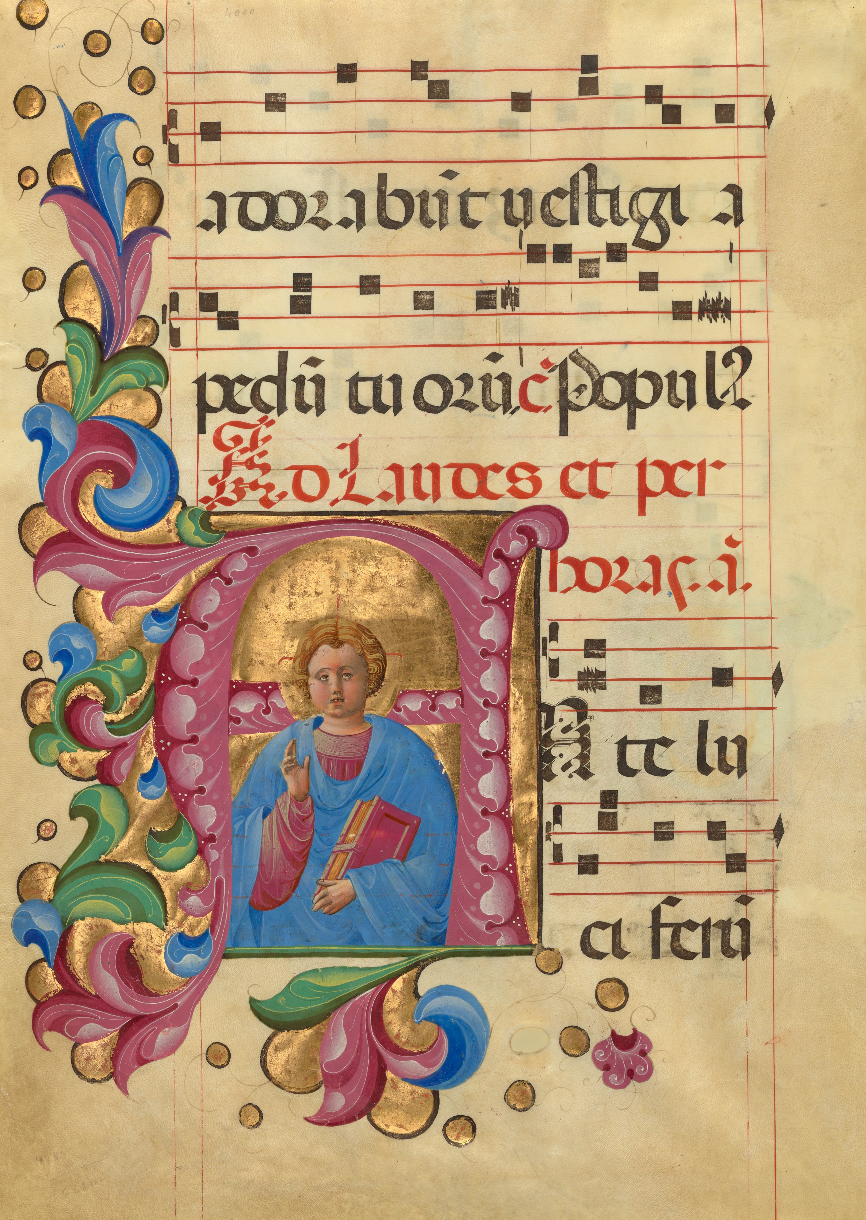 Leaf from Antiphonal P of San Giorgio Maggiore