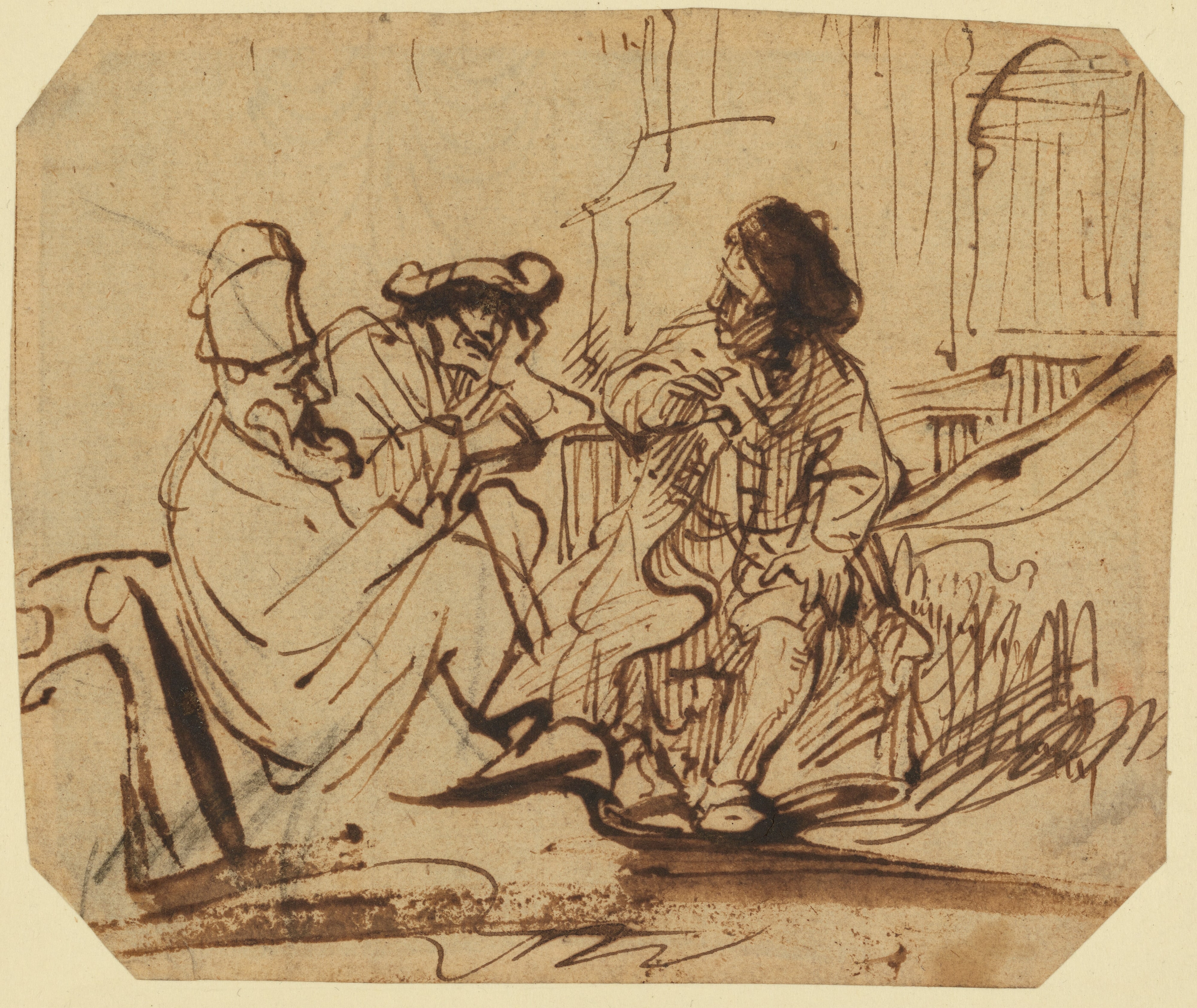 Joseph in Prison Interpreting the Dreams of Pharaoh's Baker and Butler