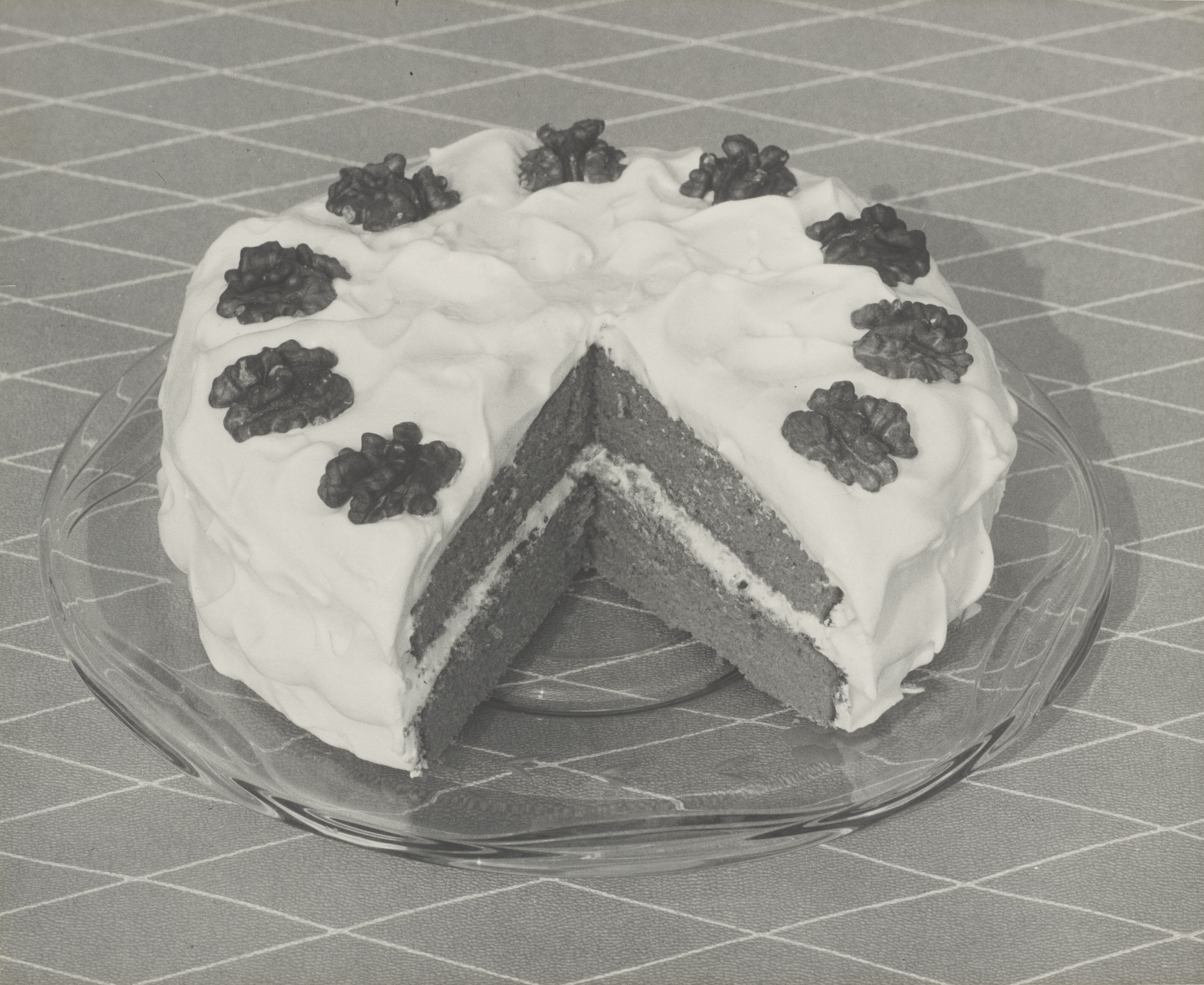 Yellow Cake on Purple Background [separation number 1]
