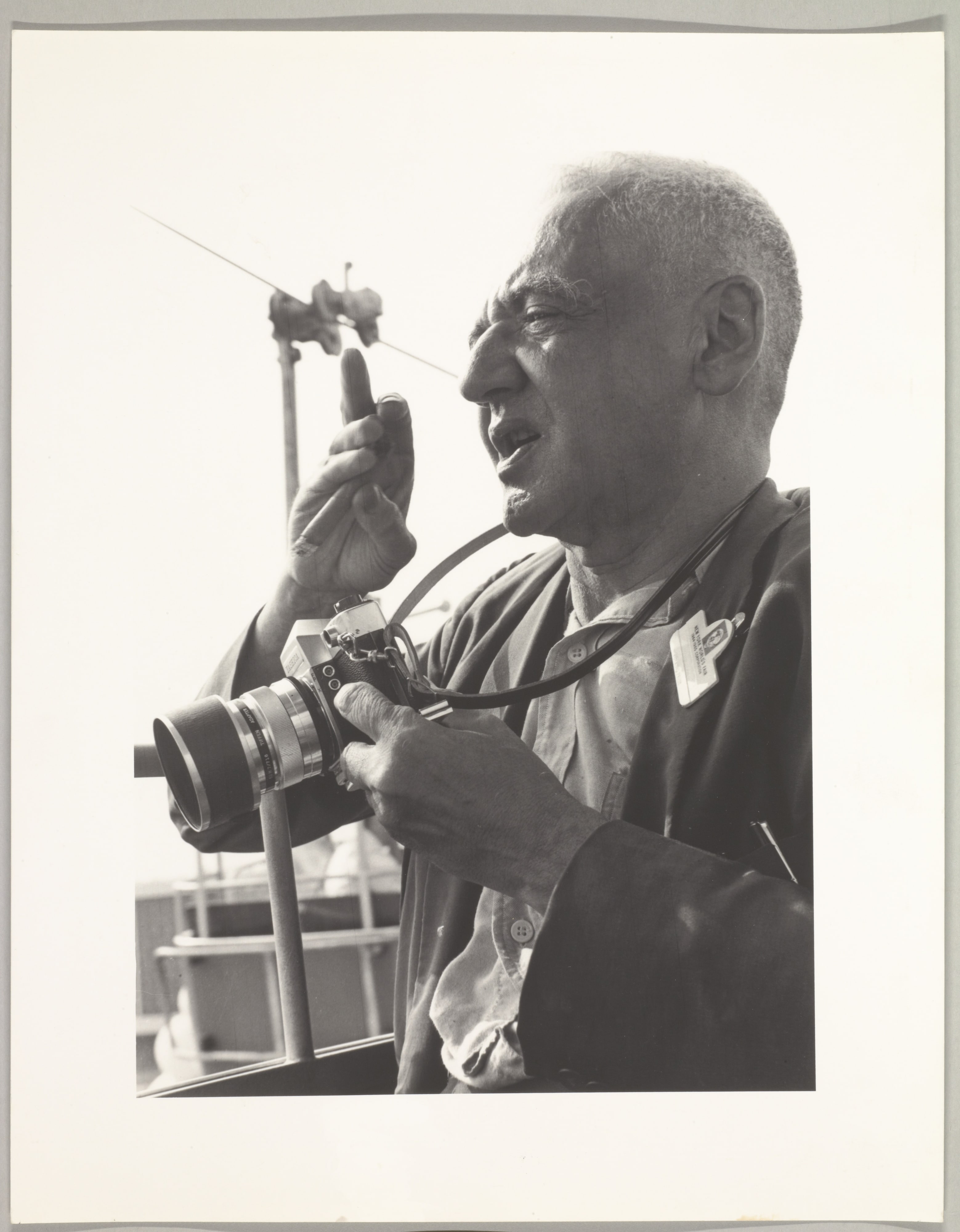 Weegee at World's Fair, Flushing, New York