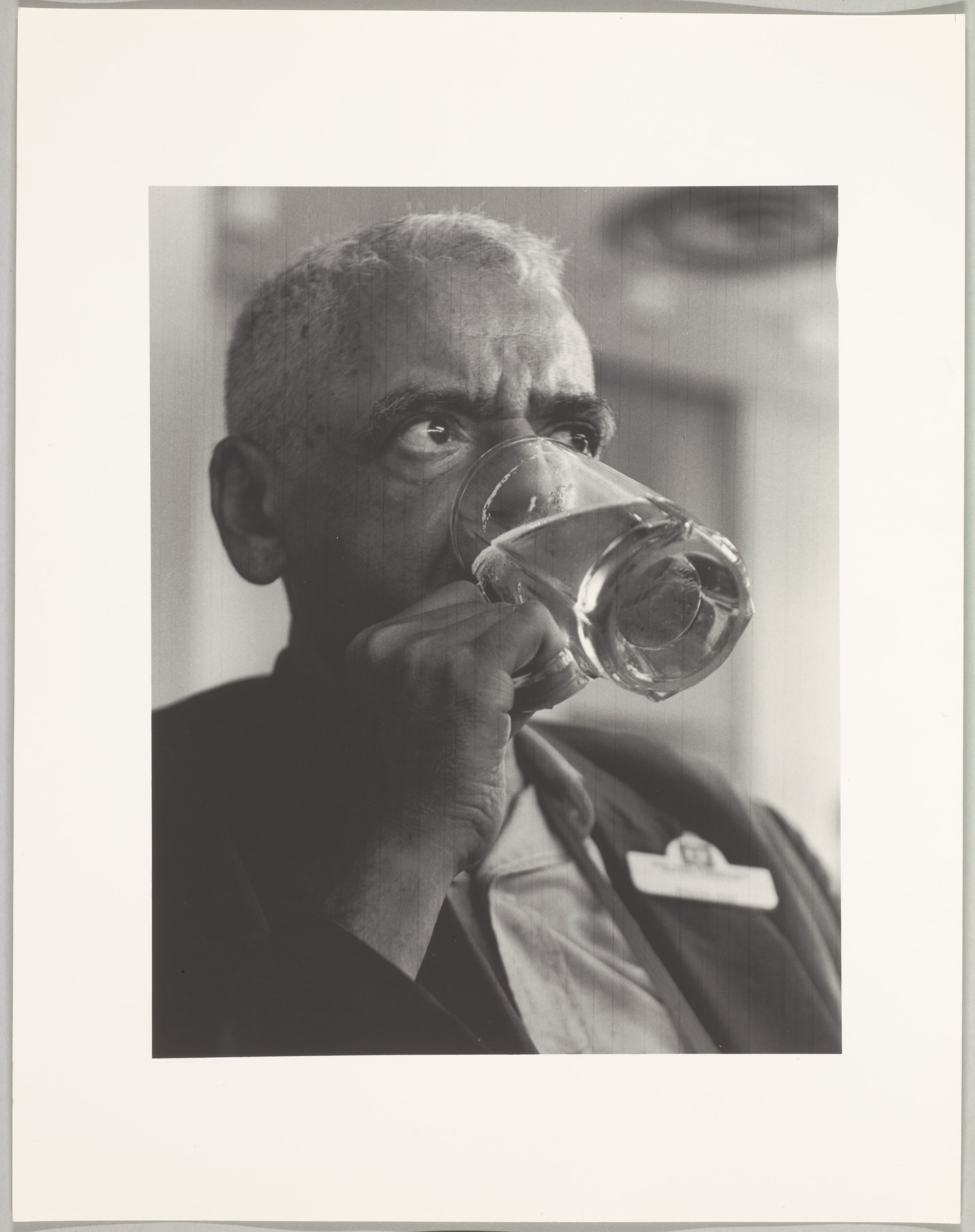 Weegee Drinking Beer