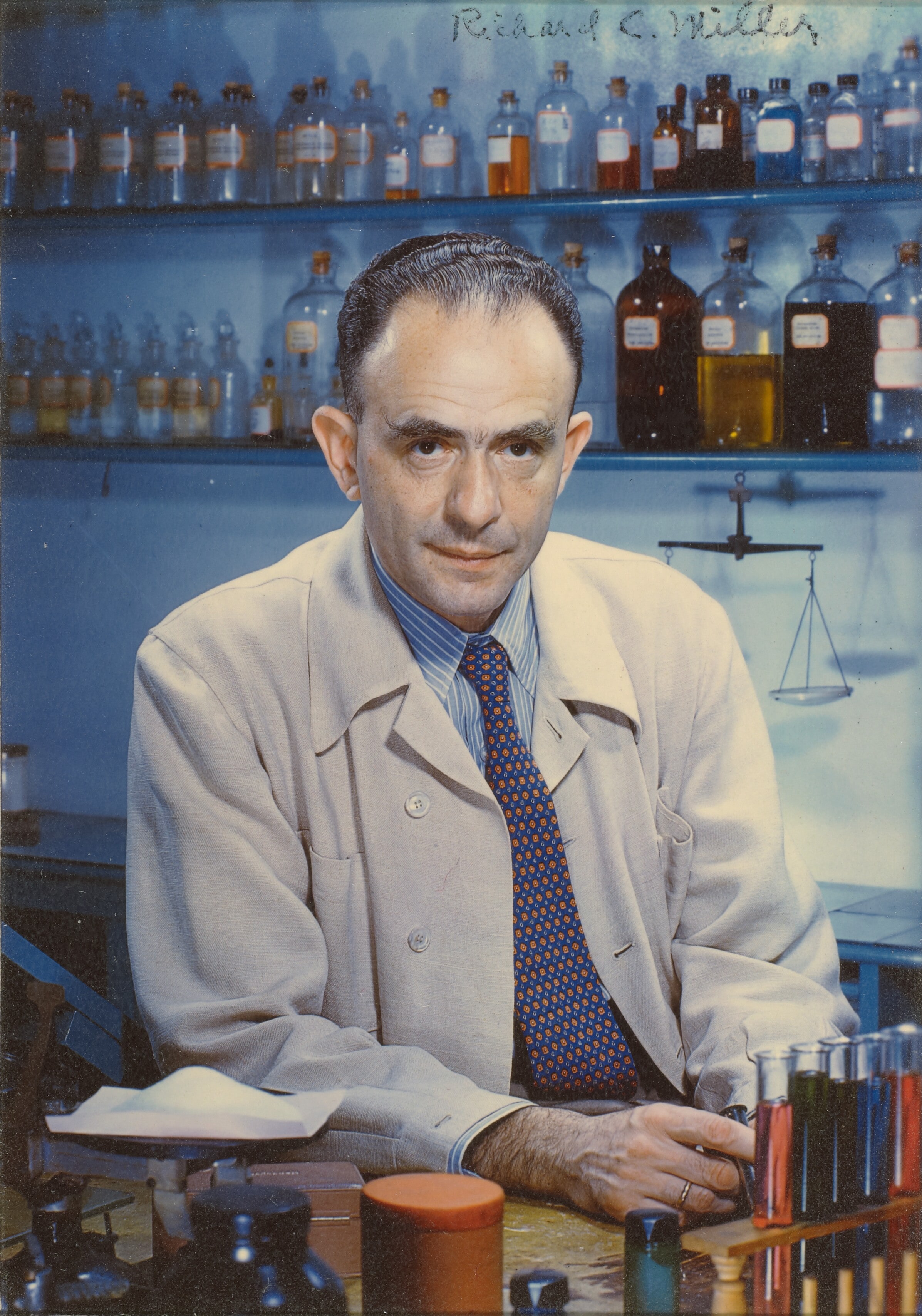Dr. Bela Gaspar in Laboratory, Hollywood