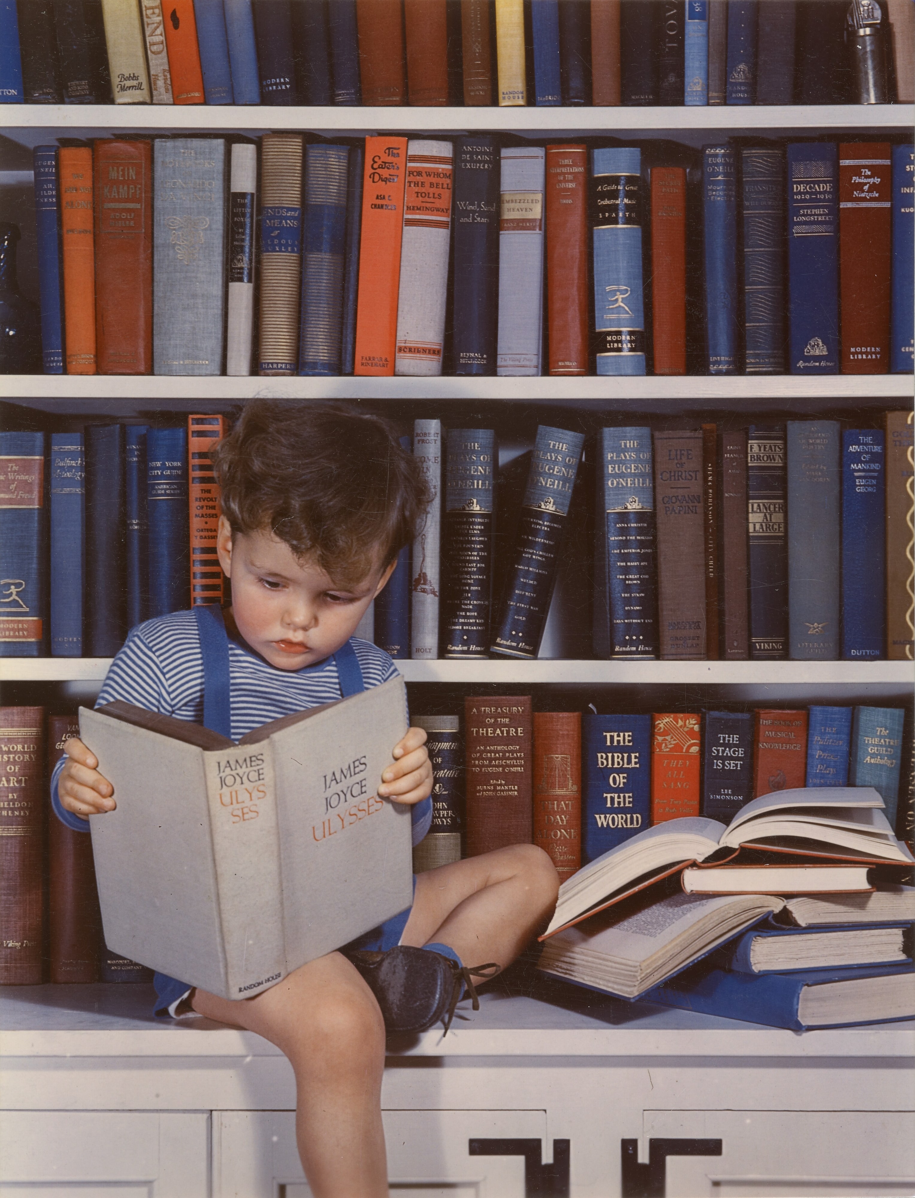 Boy Reading Joyce