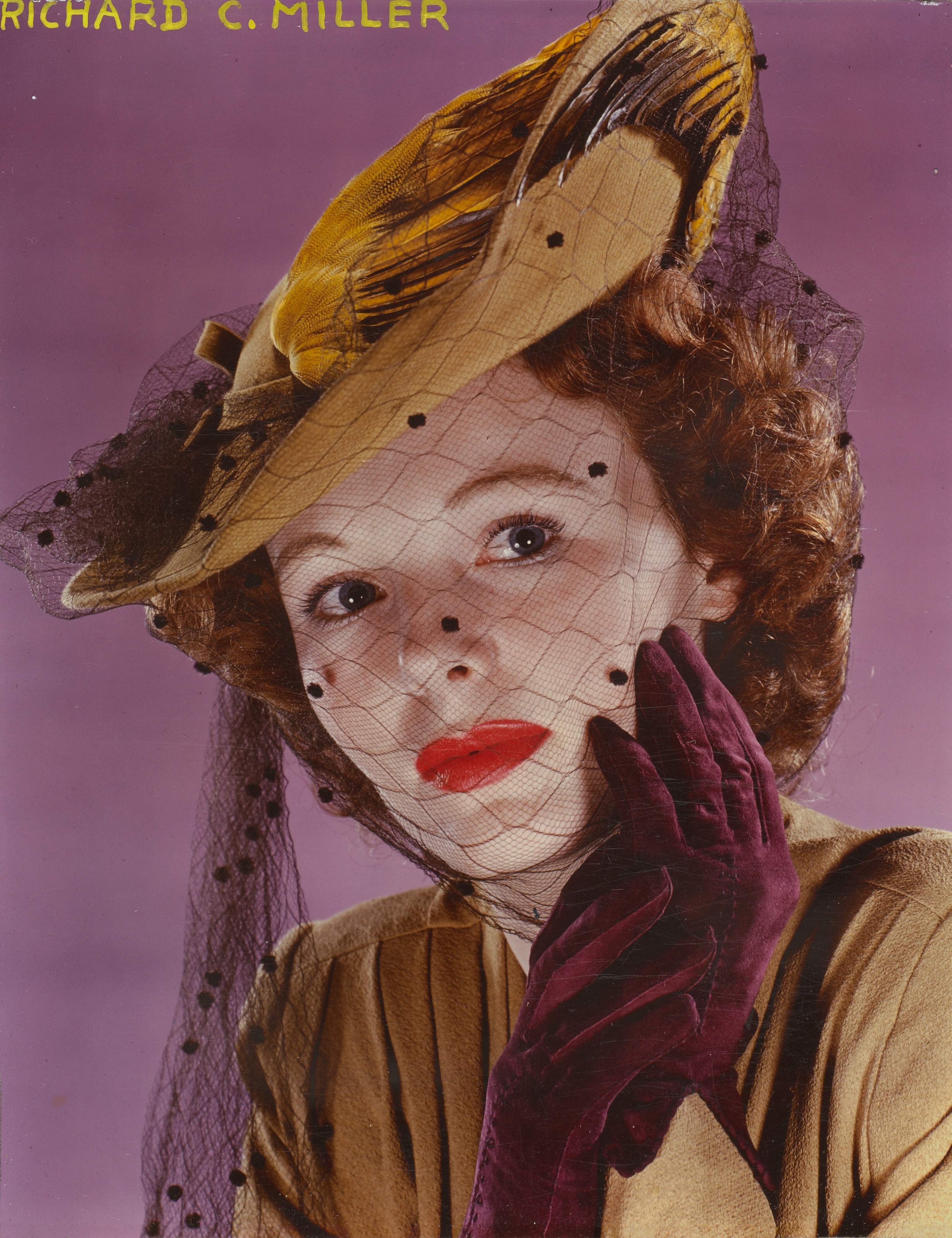 Woman in a Yellow Hat and Purple Gloves (Betty Mae Williams)