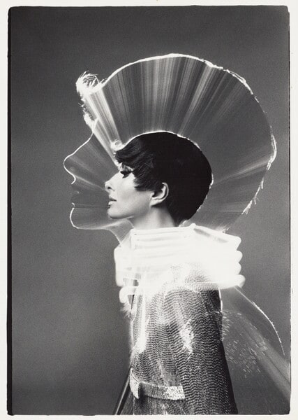 Alberta Tiburzi with Neon Necklace, Paris