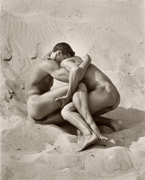 Tony and Brian in Sand
