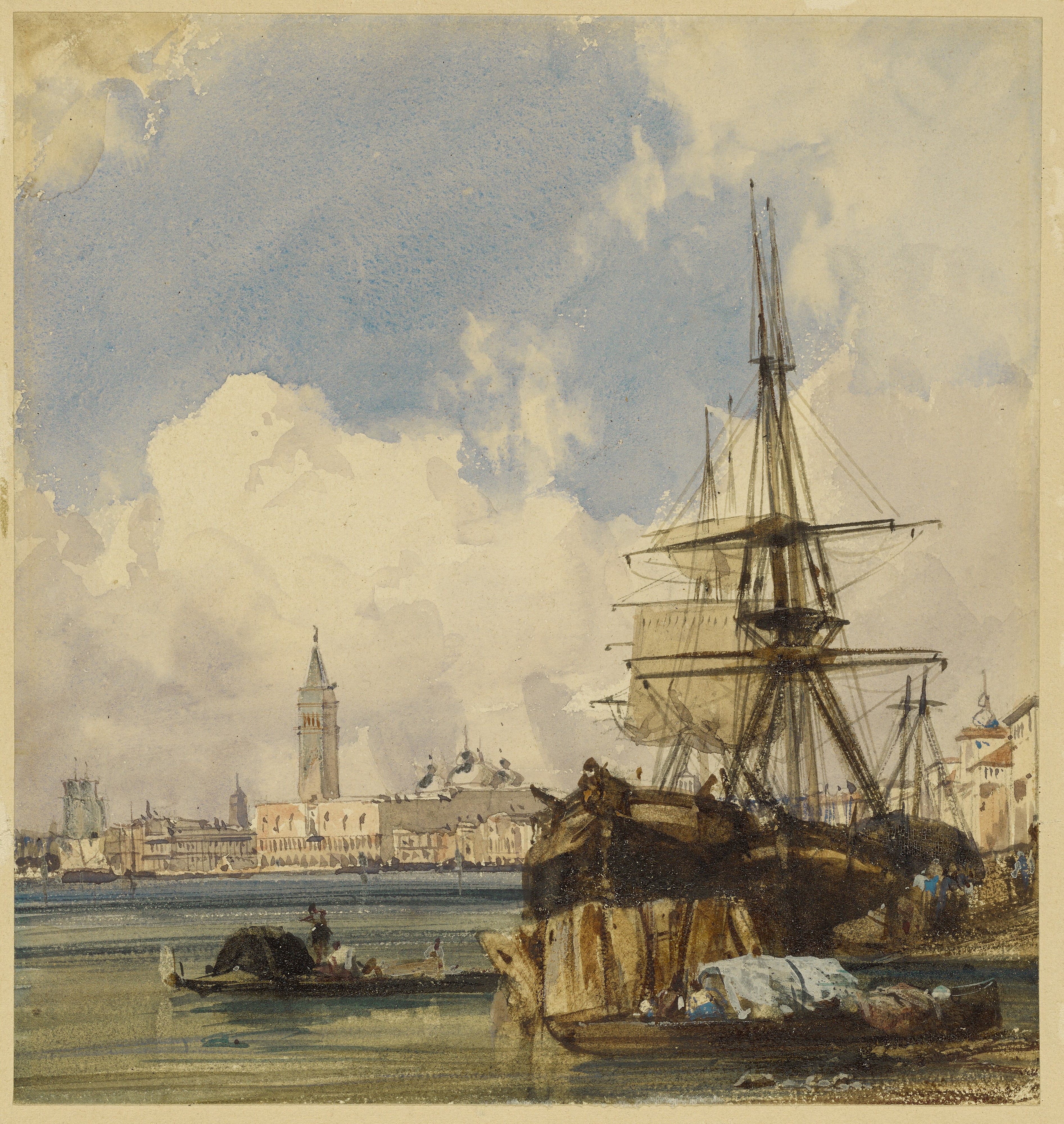 Riva degli Schiavoni, from near San Biagio, Venice