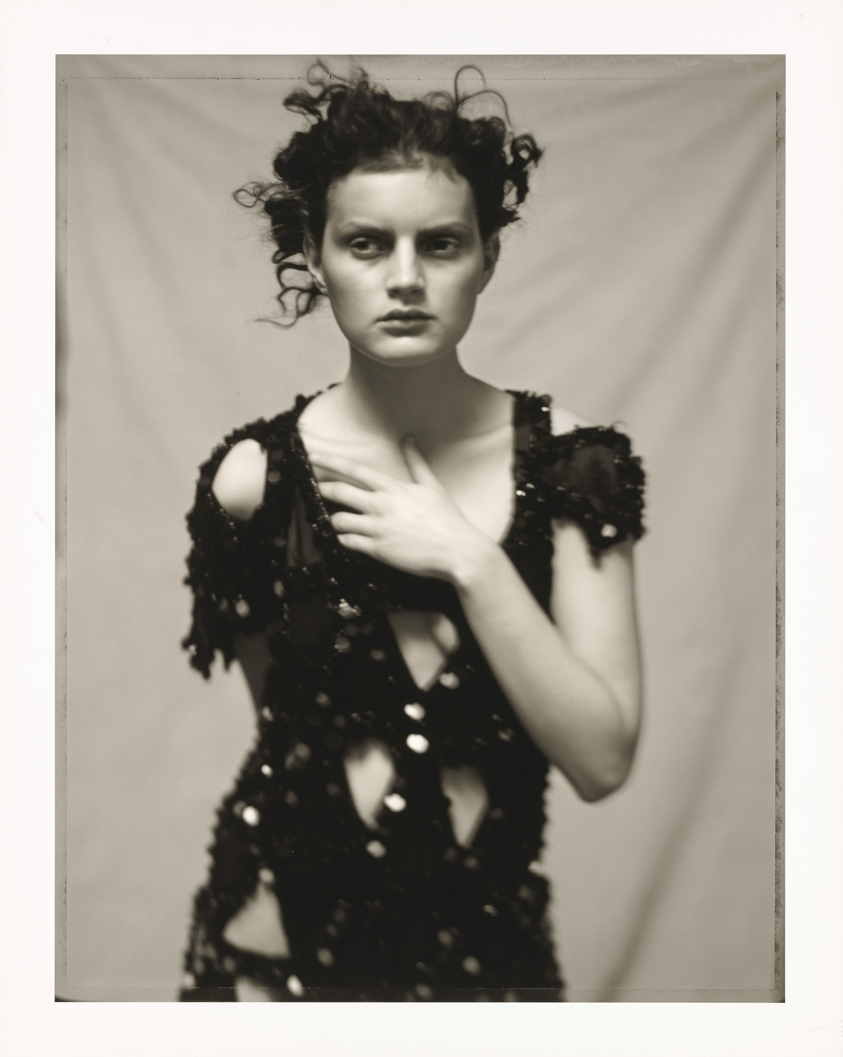 Guinevere in Black Dress by Yohji Yamamoto, Paris