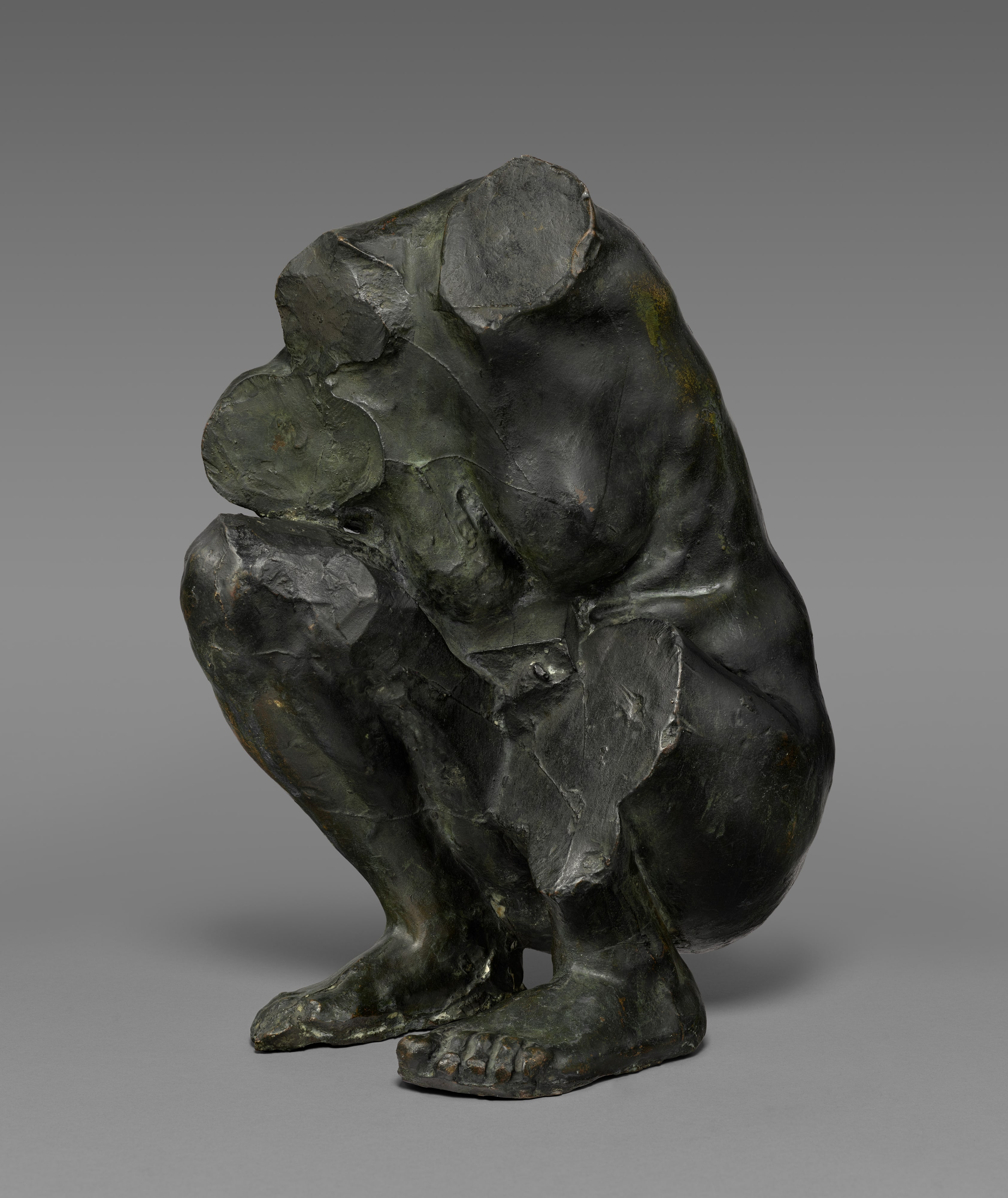 Torso of a Crouching Woman