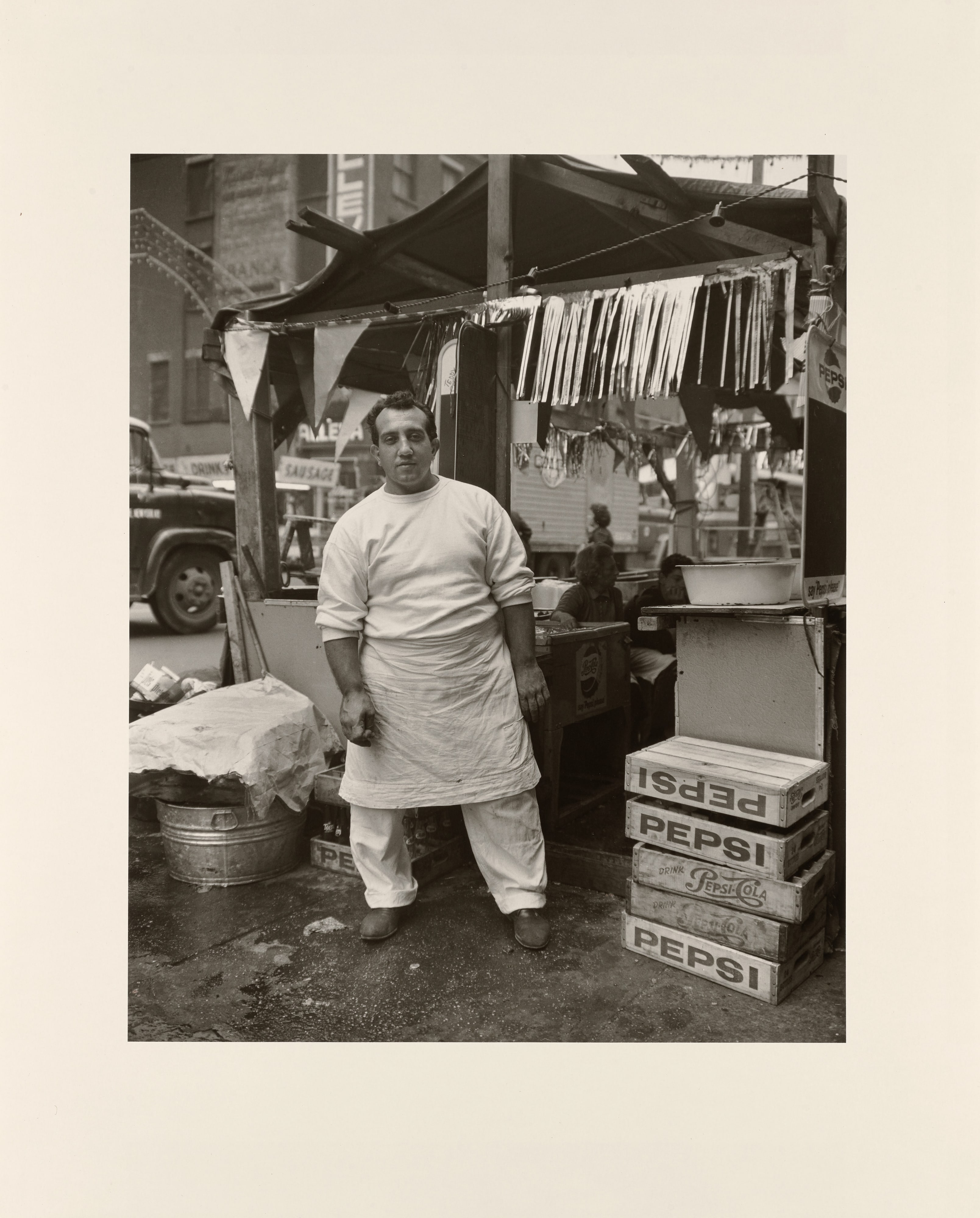 Hot Dog Stand, Little Italy, New York