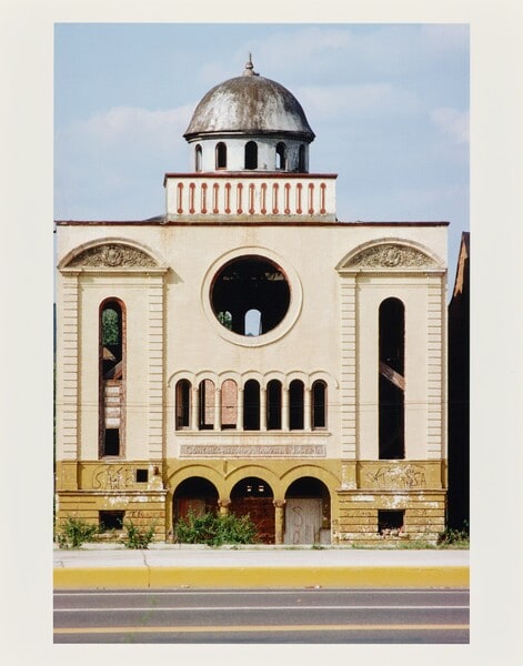 Ruins of a synagogue that belonged to Congregation Ahavath Joseph, Paterson, New Jersey