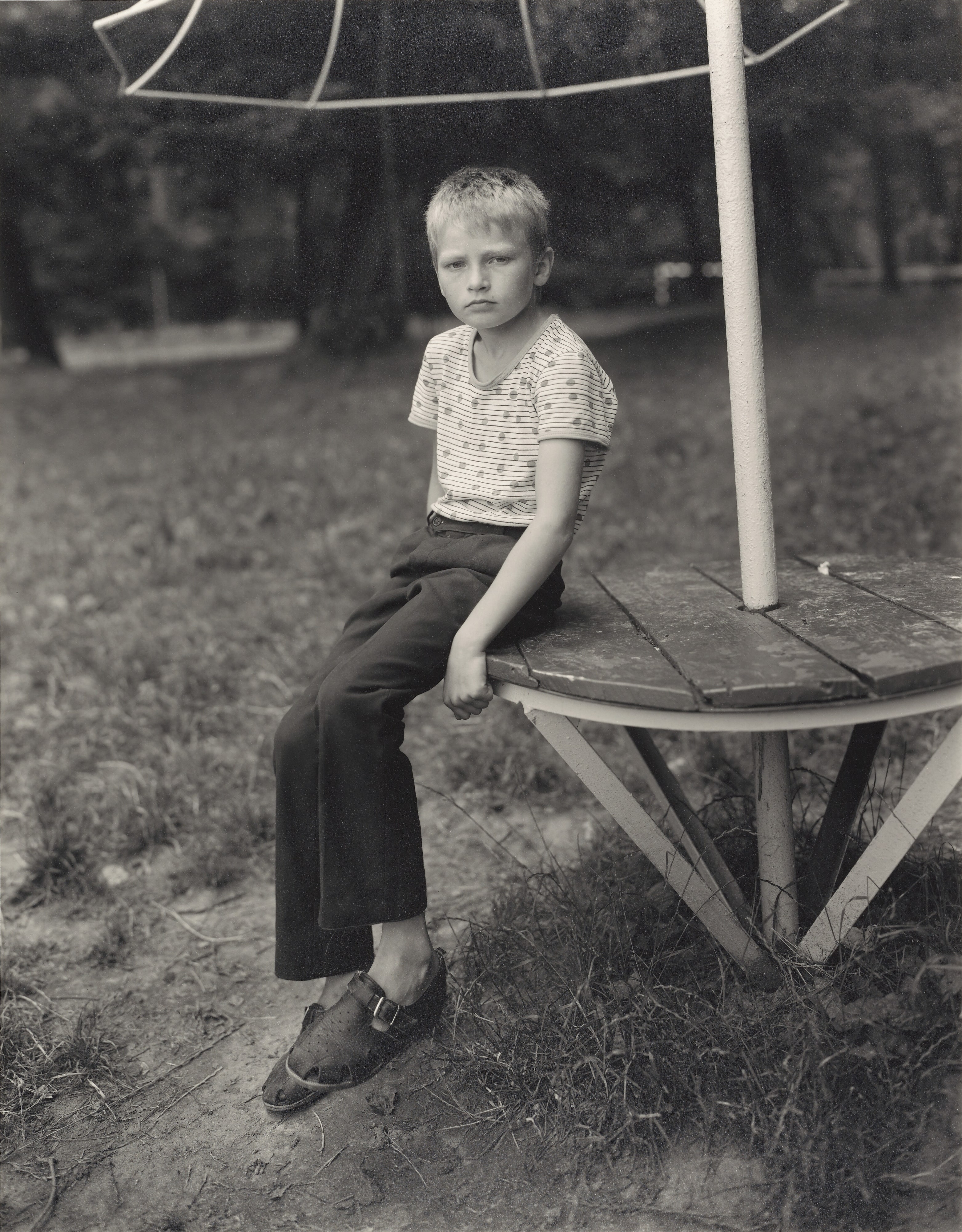 Child at Camp for Children at Chernobyl, Lviv, Ukraine