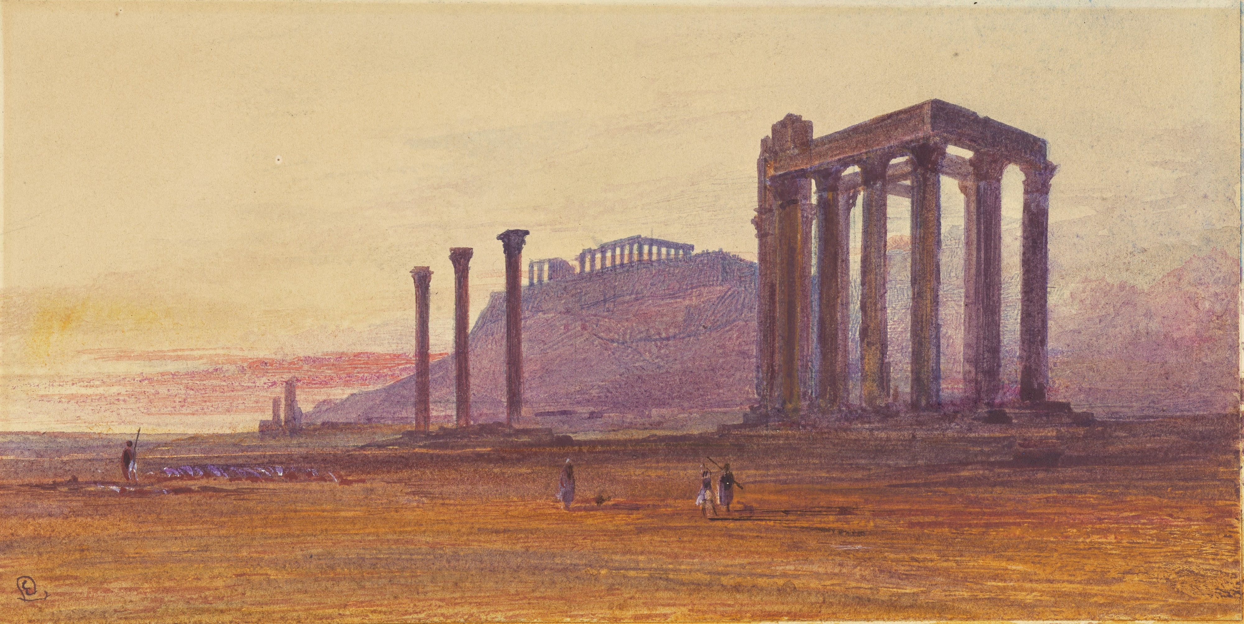 The Temple of Olympian Zeus, Greece