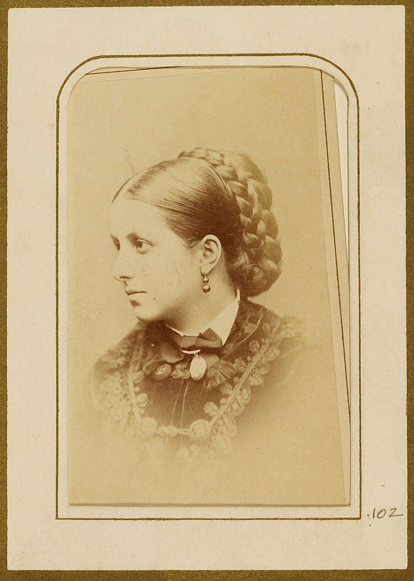 [Portrait of a young woman]
