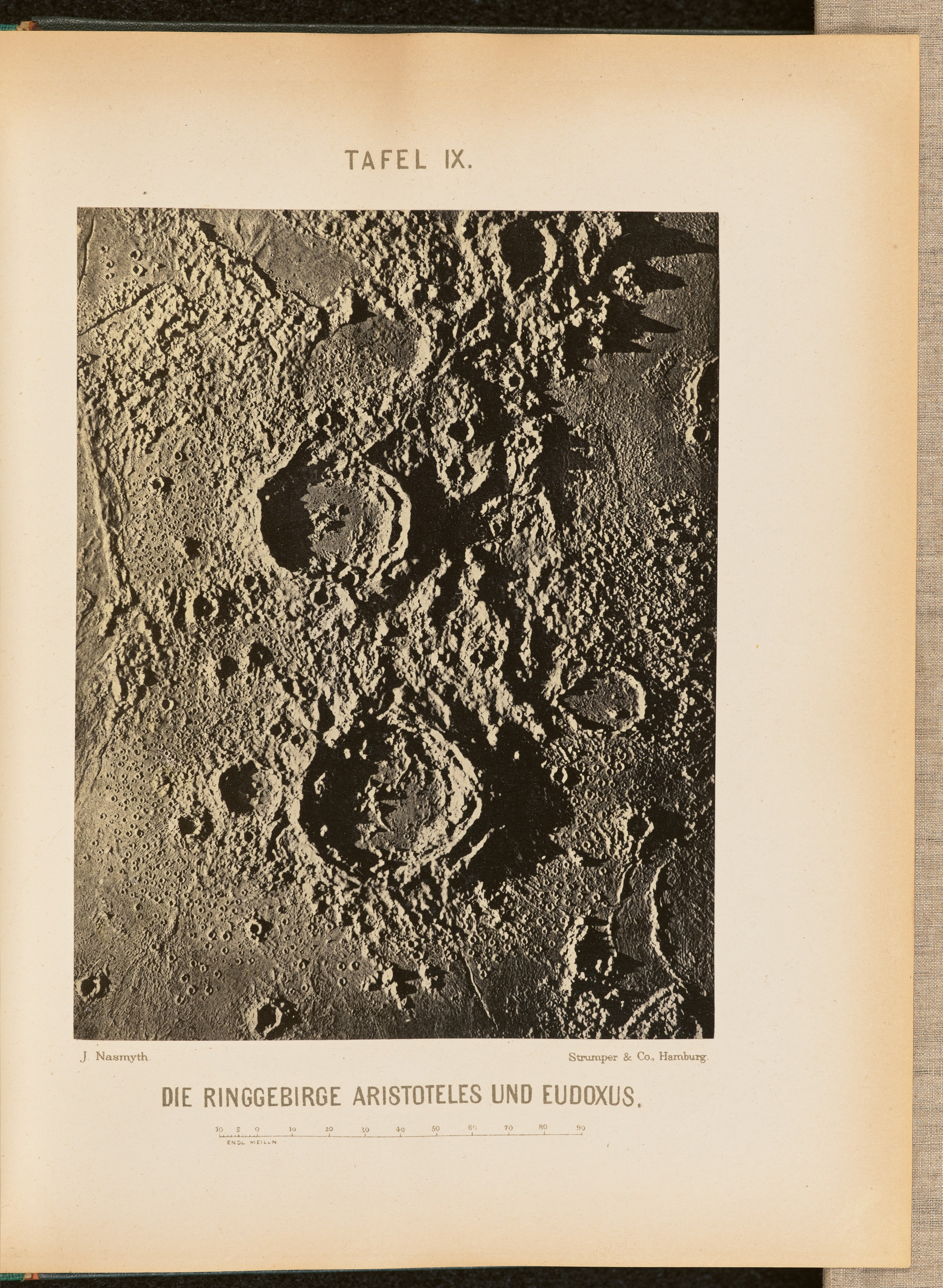 Die Ringgebirge Aristoteles und Eudoxus