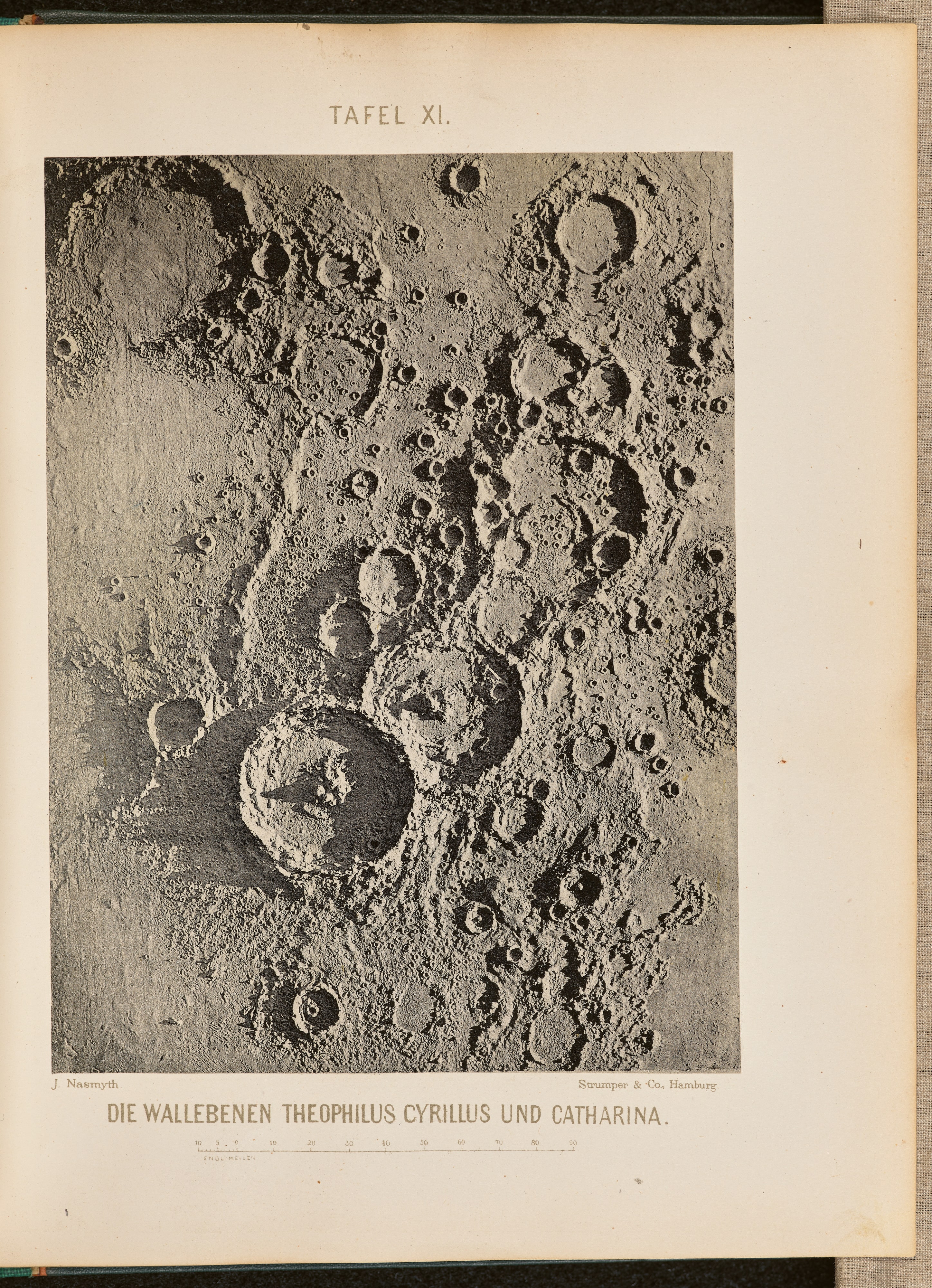 Die Wallebenen Theophilus, Cyrillus und Catharina
