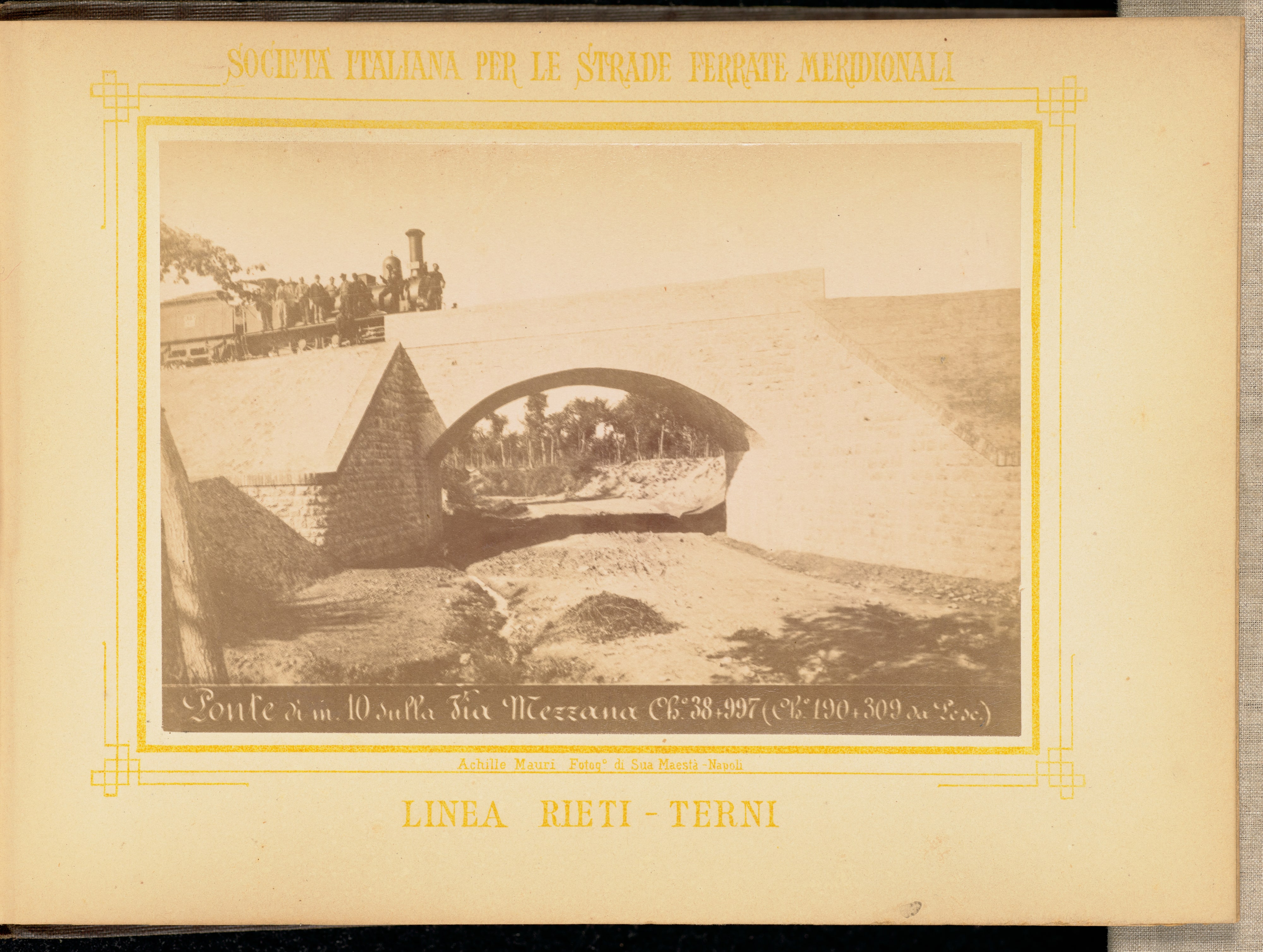 Ponte di metri 10 sulla Via Mezzana chilometro 38 + 997 (chilometro 190 + 309 da Pescara)