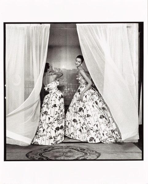 Carmen and Ruth in Floral Evening Gowns
