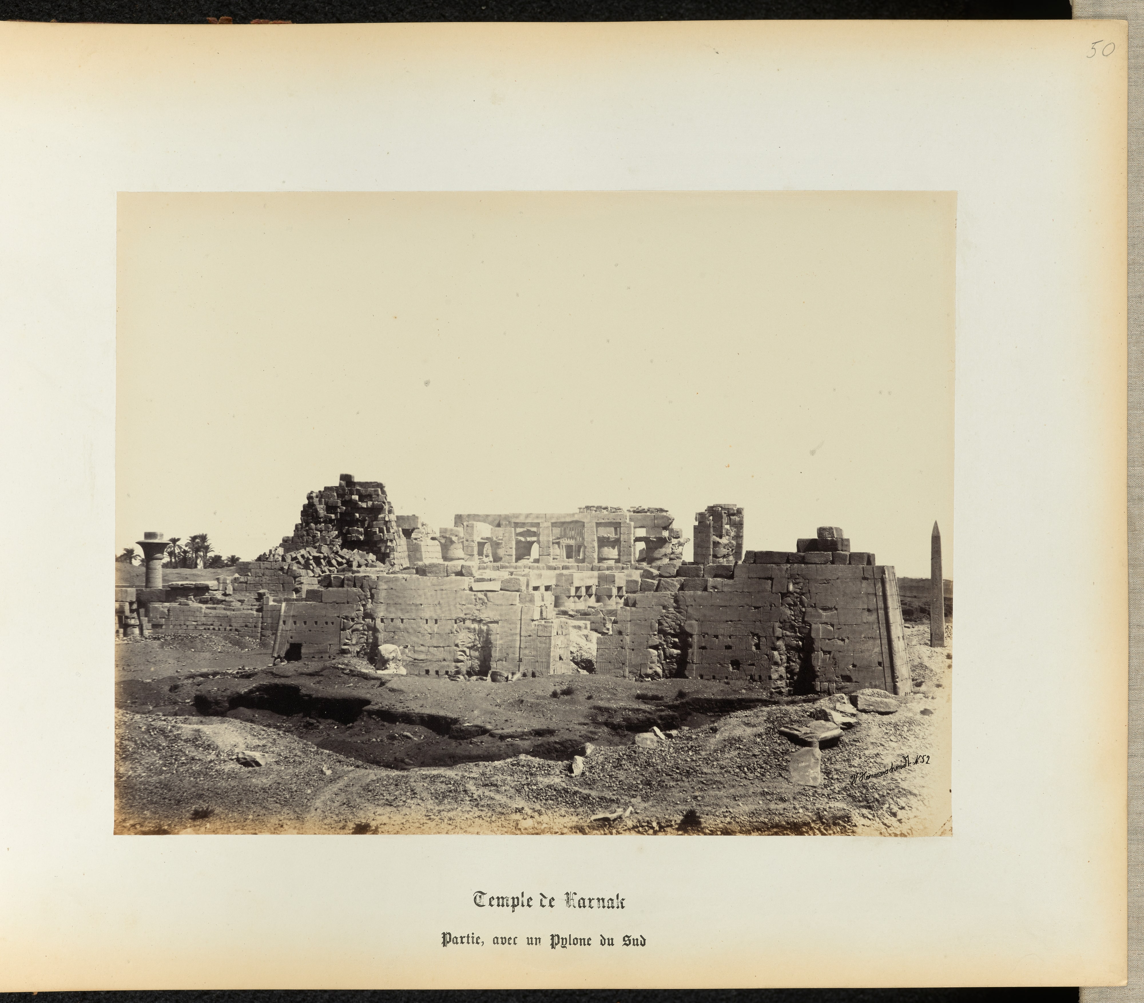 [Temple of Karnak, portion with southern pylon]